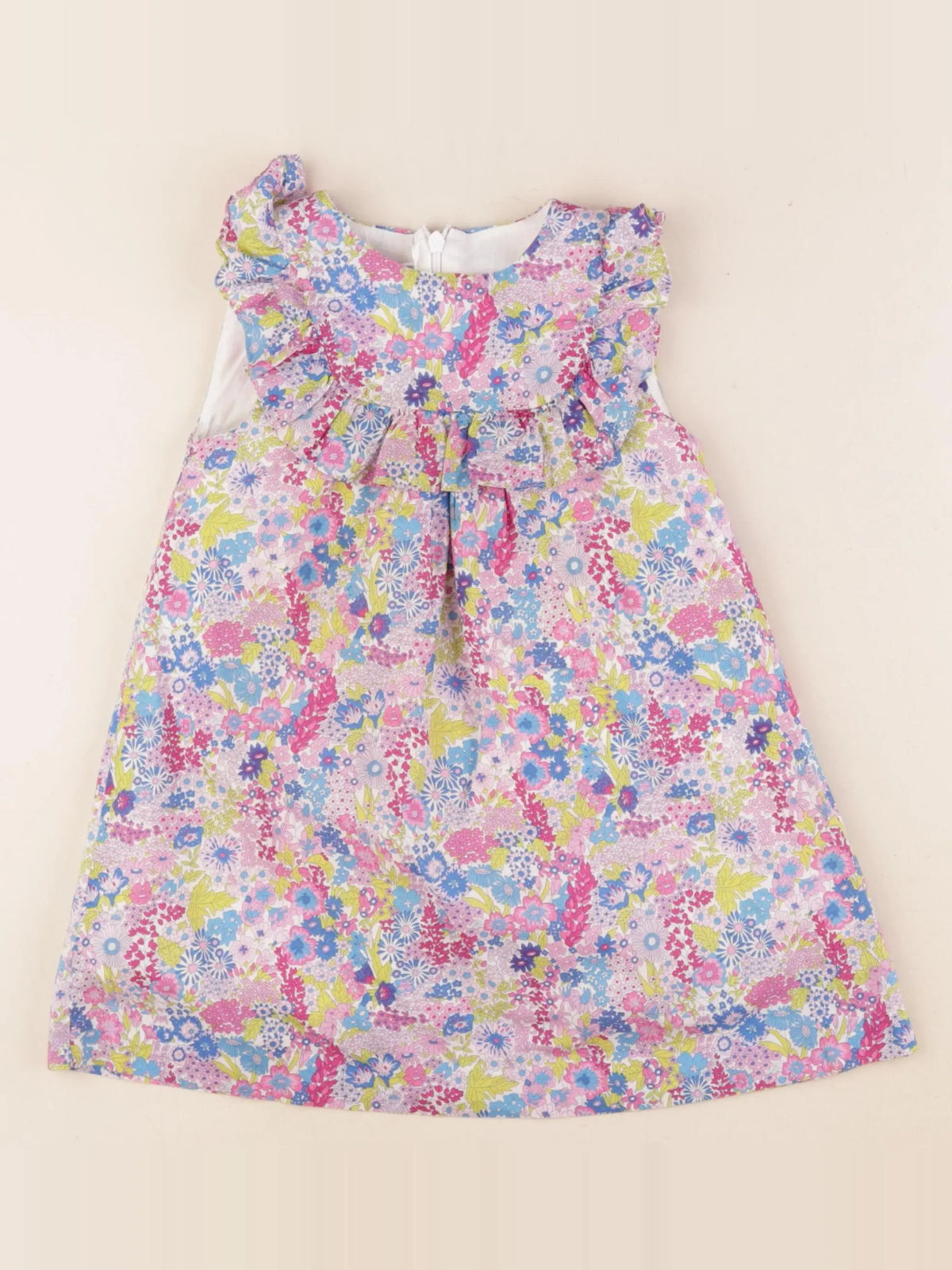 Jacadi - robe liberty multicolore - 3 ans