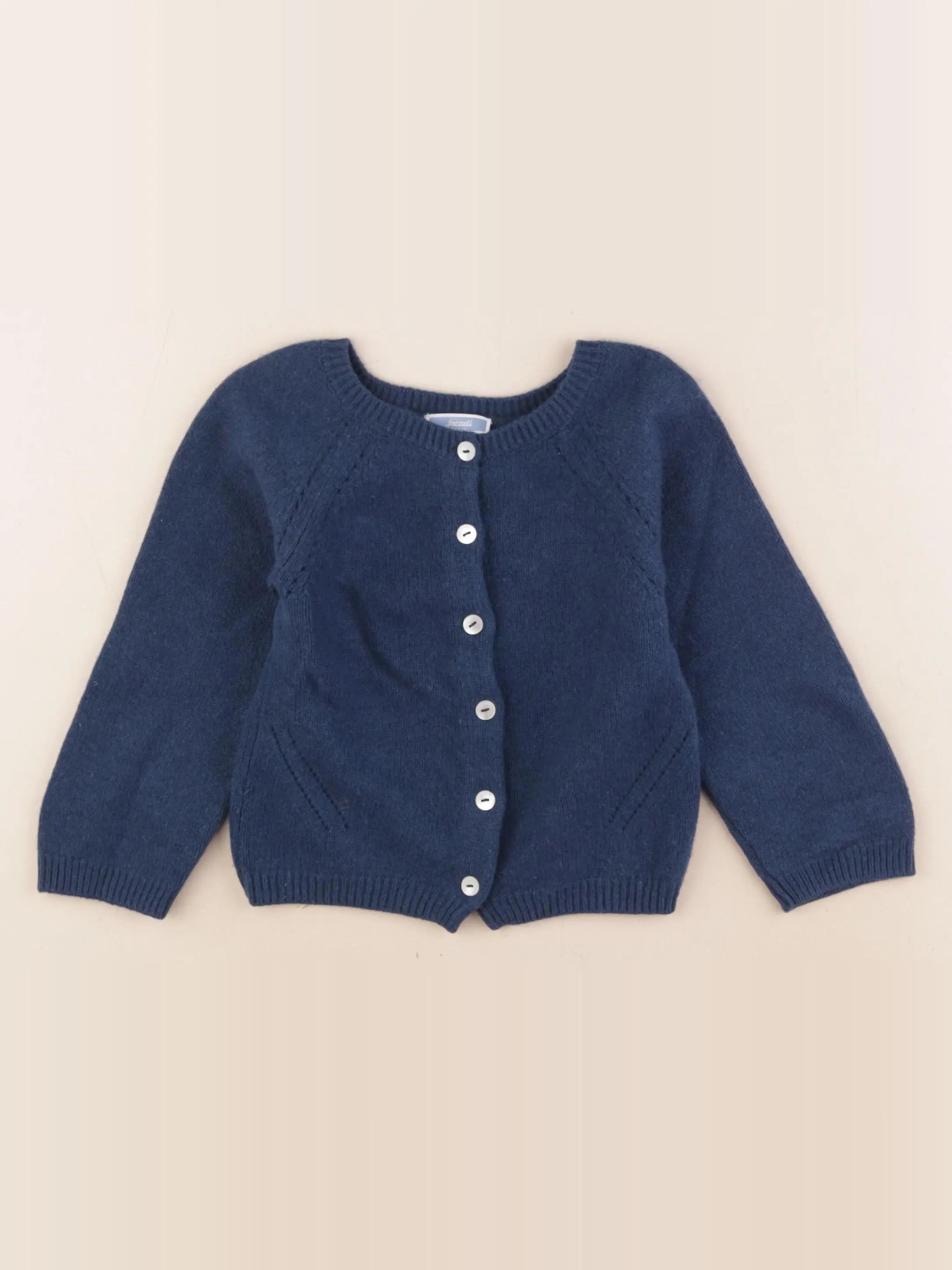 Jacadi - gilet bleu - 36 mois