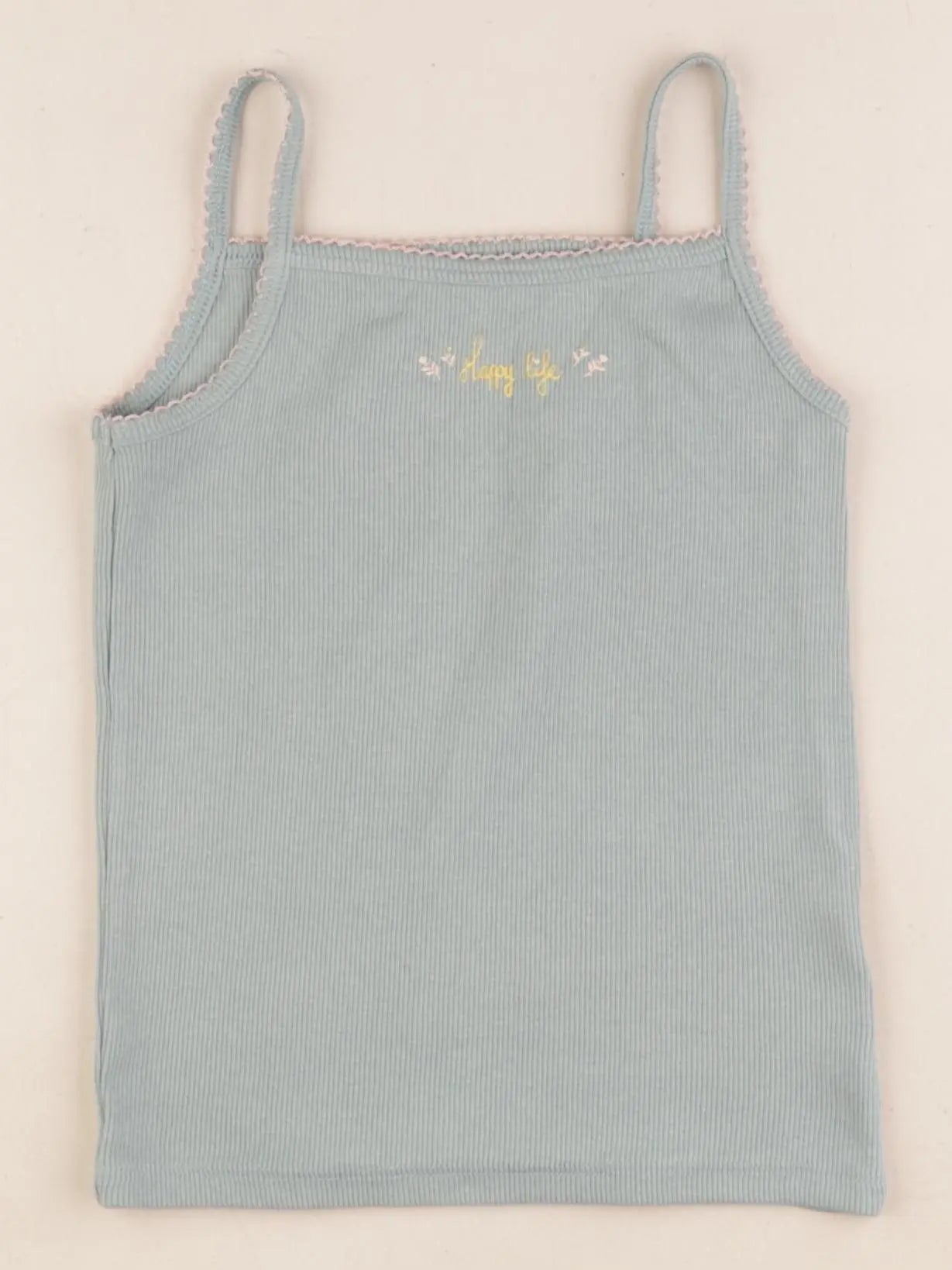 Vertbaudet - maillot de corps vert, or - 6 ans
