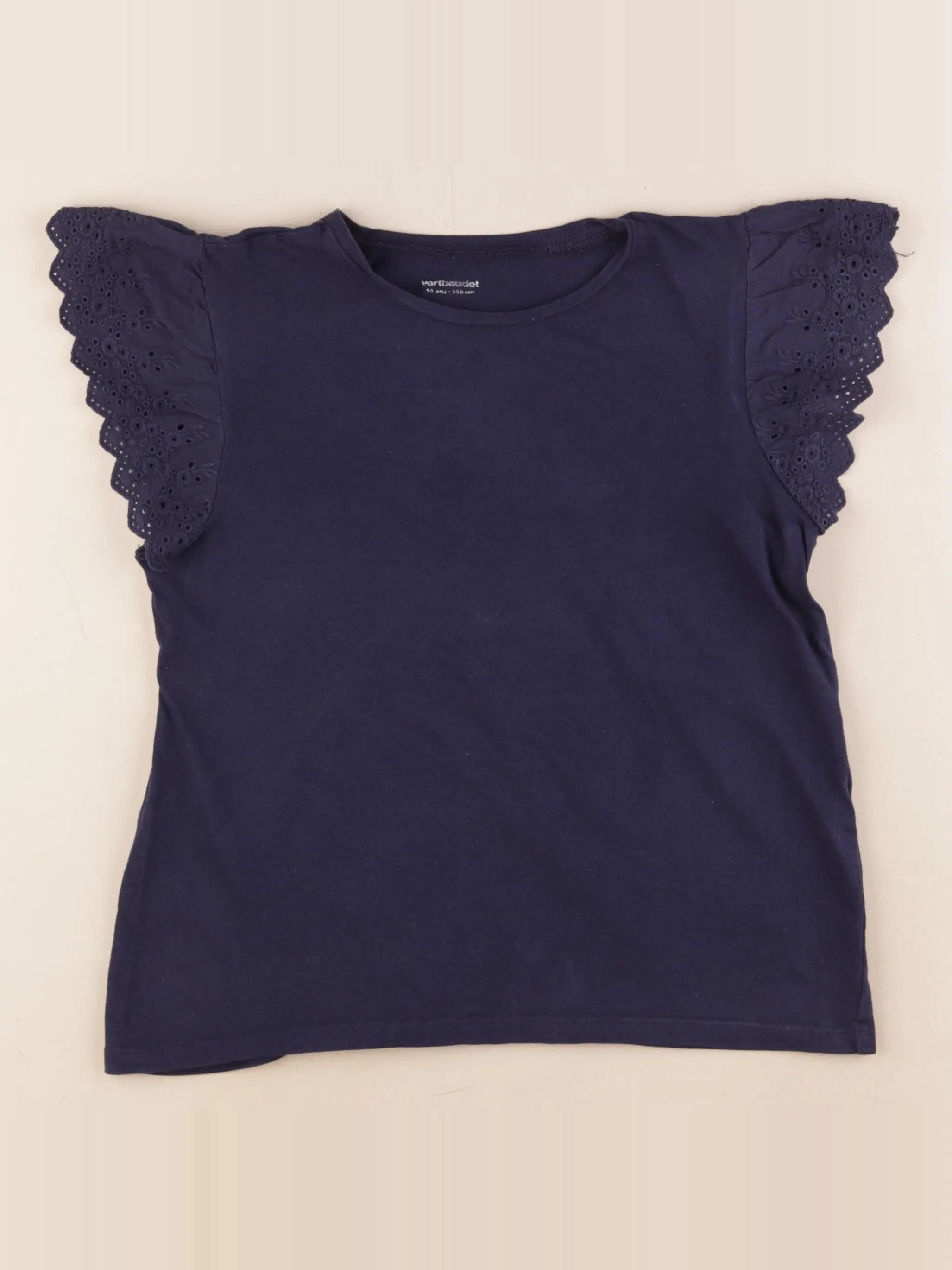 Vertbaudet - tee-shirt bleu - 10 ans