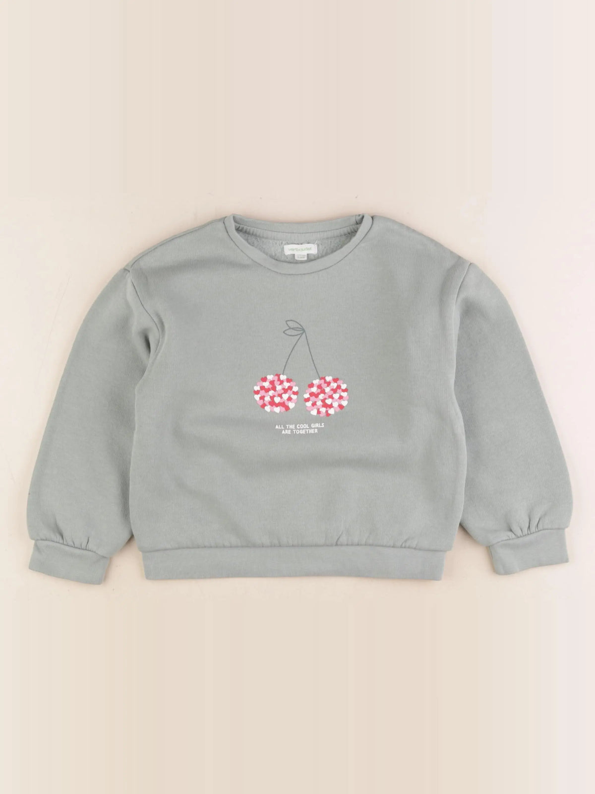 Vertbaudet - sweat vert - 5 ans