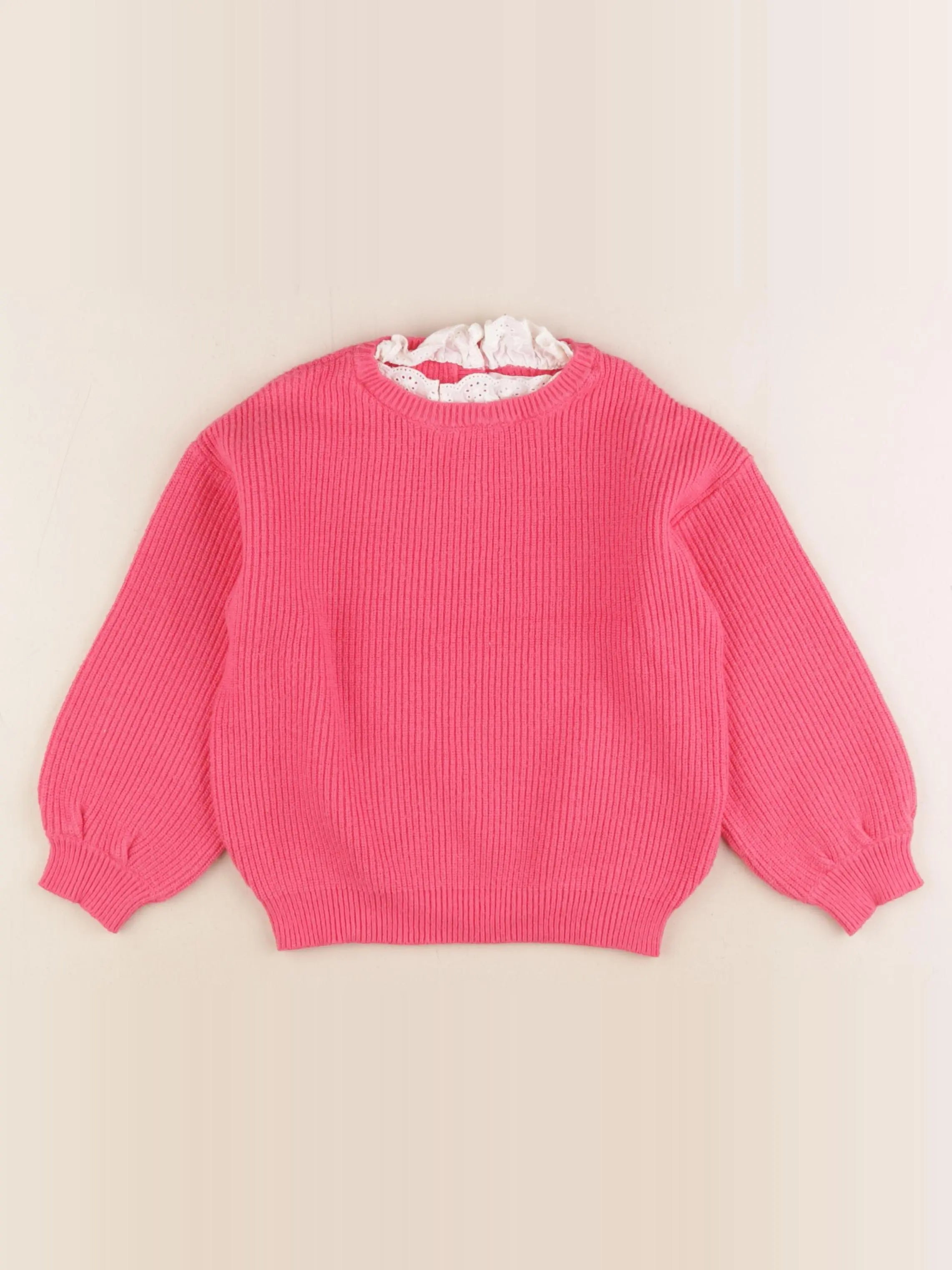 Vertbaudet - pull rose - 5 ans
