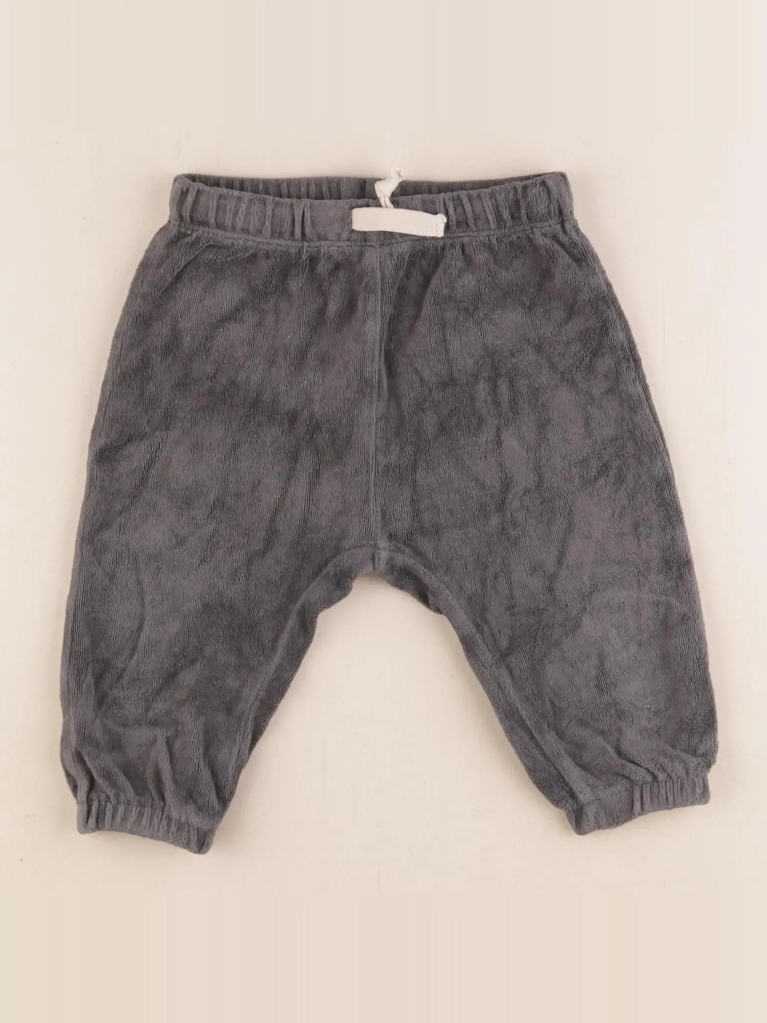 H&M - sarouel gris - 6/9 mois