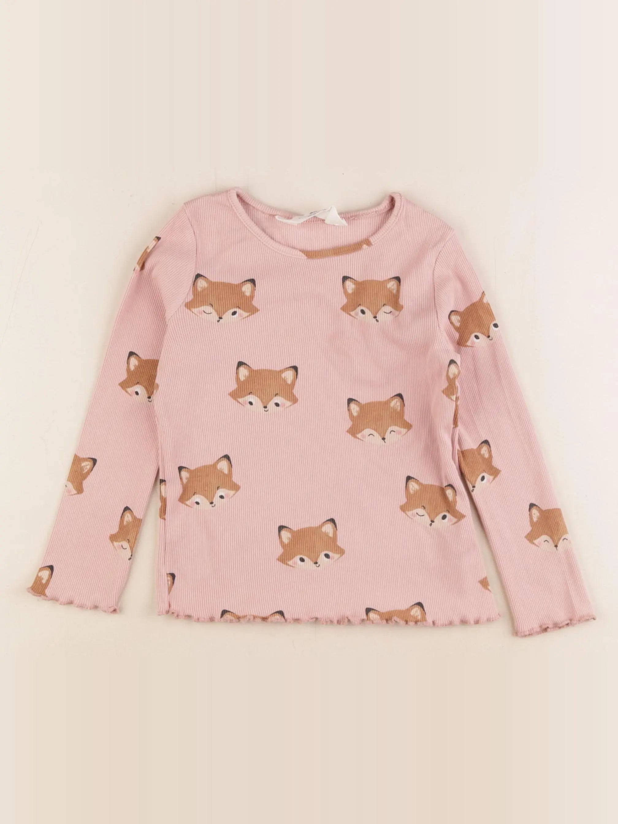 H&M - tee-shirt rose - 2/4 ans
