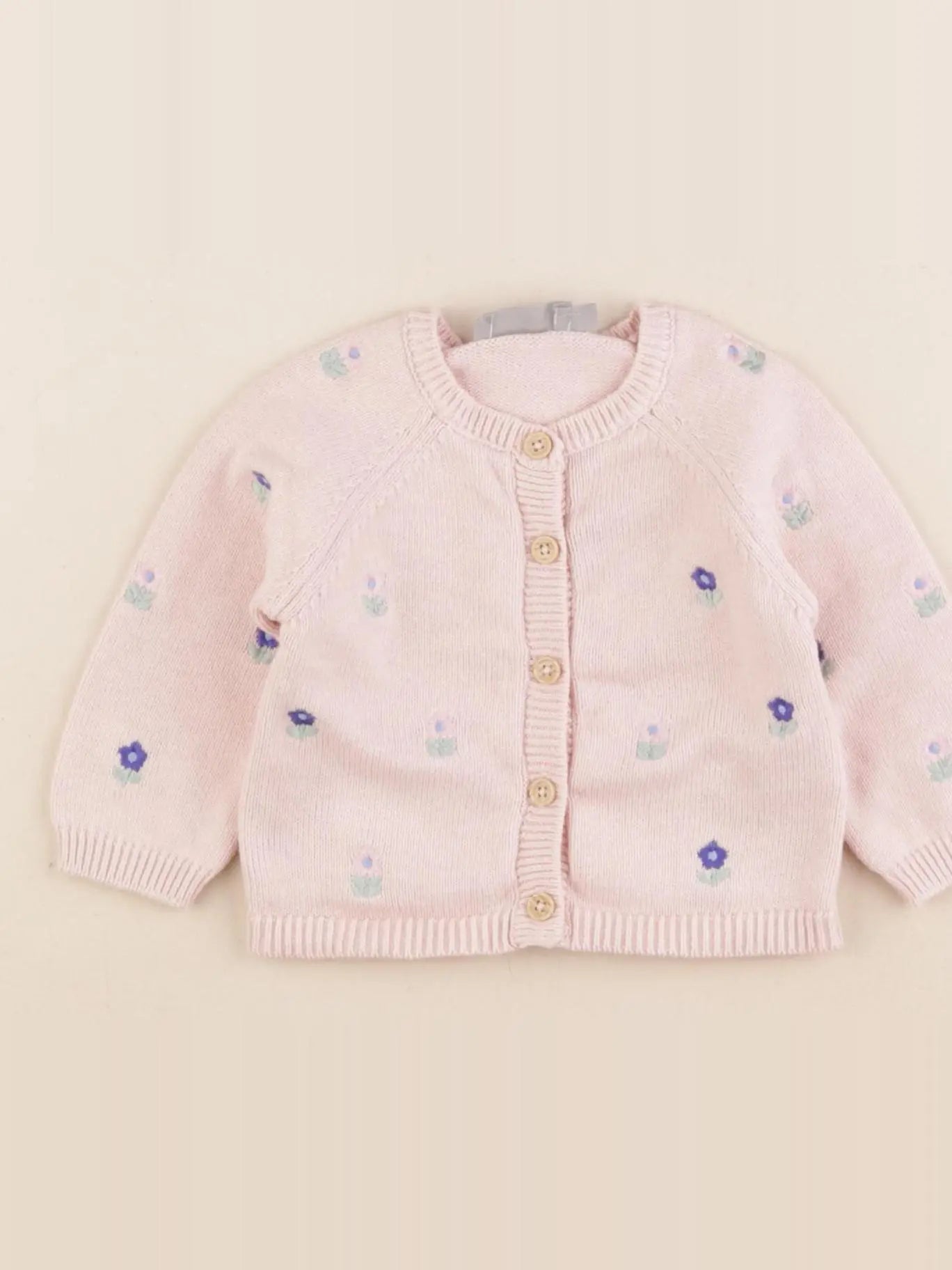 Boutchou - gilet rose - 3 mois