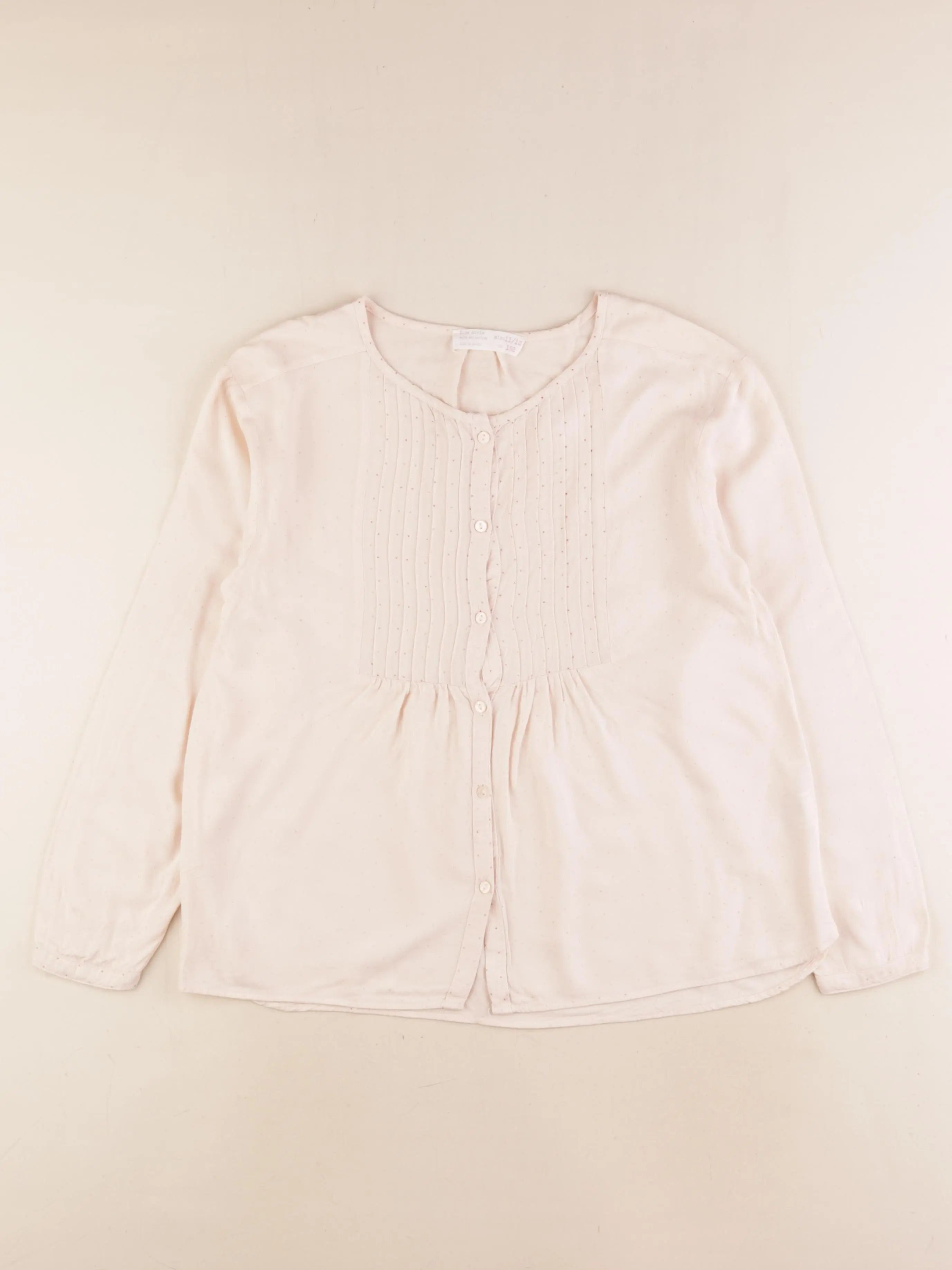 Zara - blouse rose - 11/12 ans