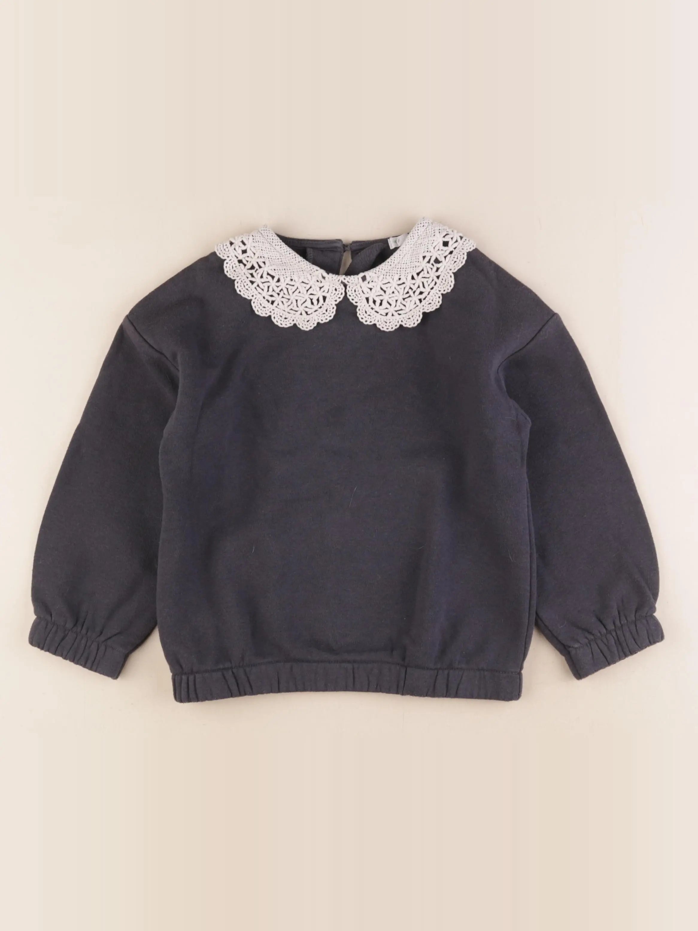 Vertbaudet - sweat gris - 5 ans