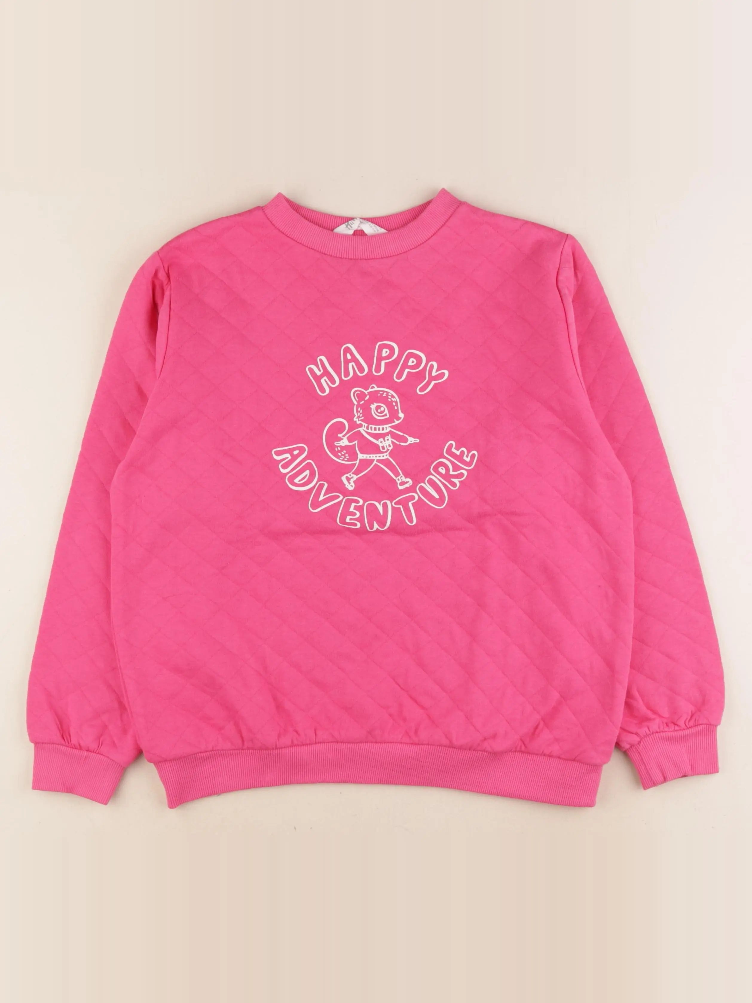 H&M - sweat rose - 8/10 ans