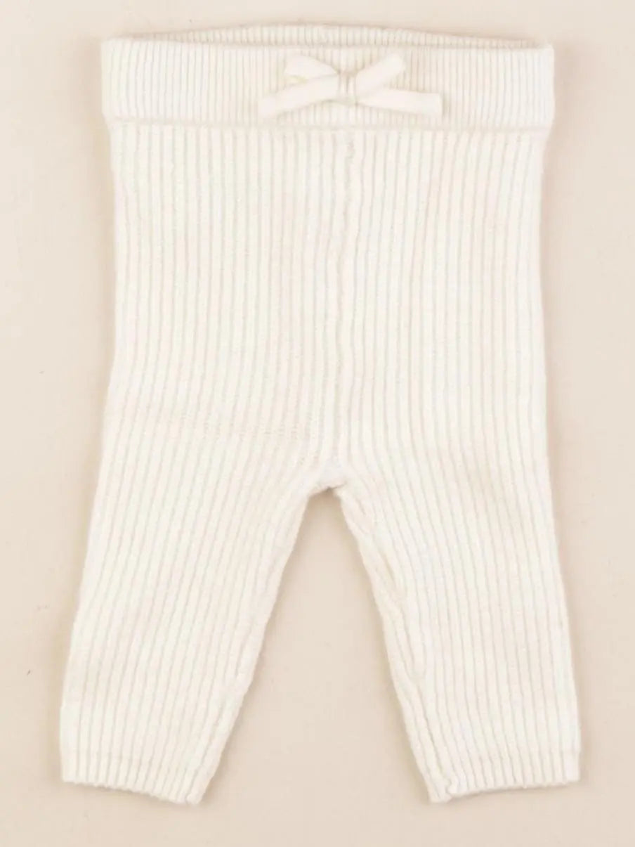 Vertbaudet - legging beige - 1 mois