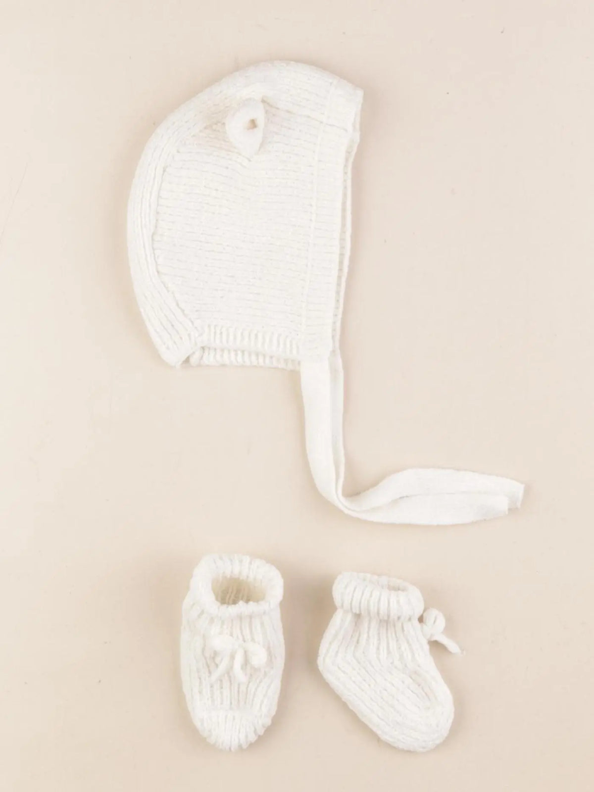 Vertbaudet - ensemble bonnet/chaussons - 0/1 mois