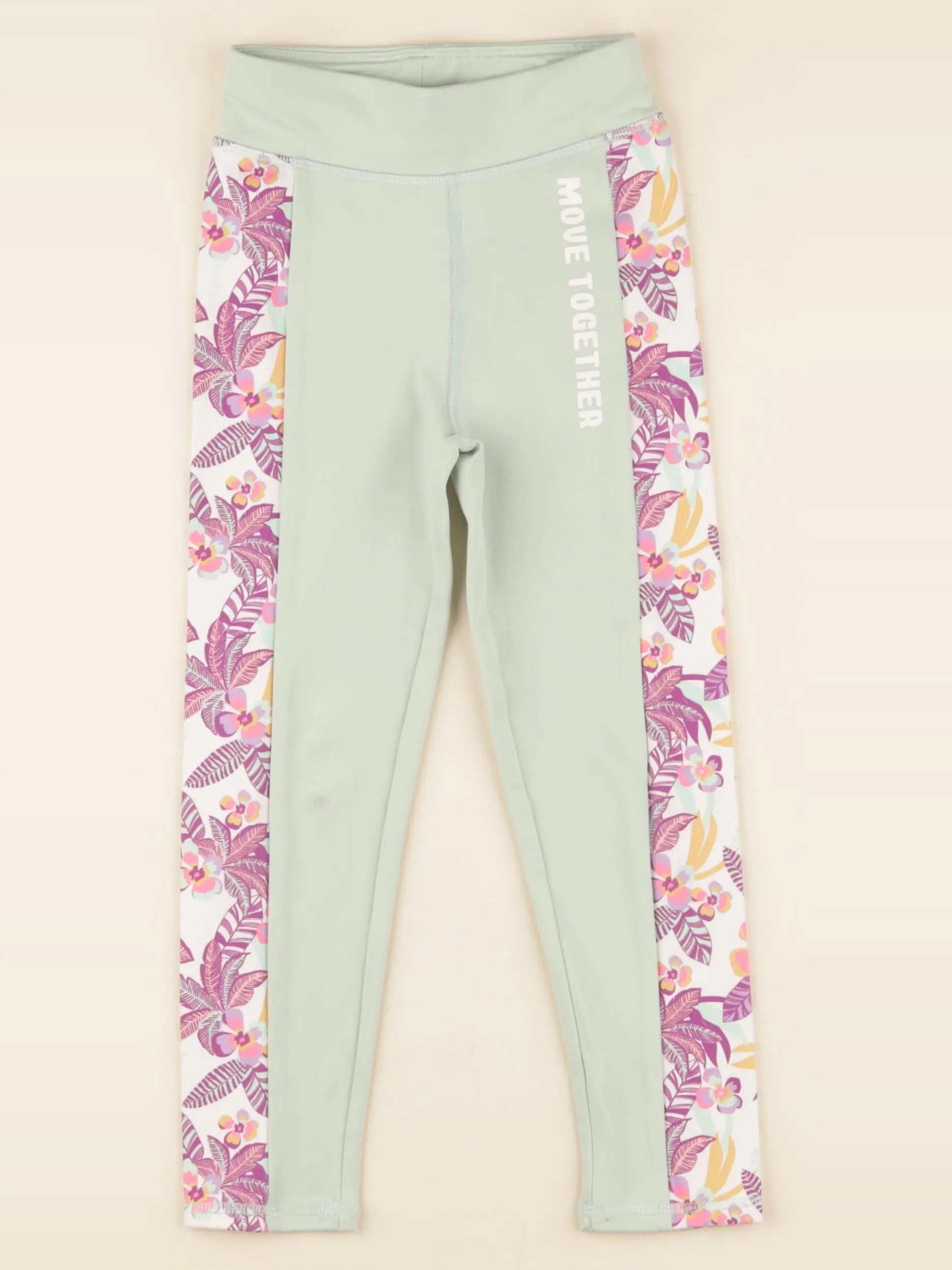 Vertbaudet - jogging vert, multicolore - 5 ans