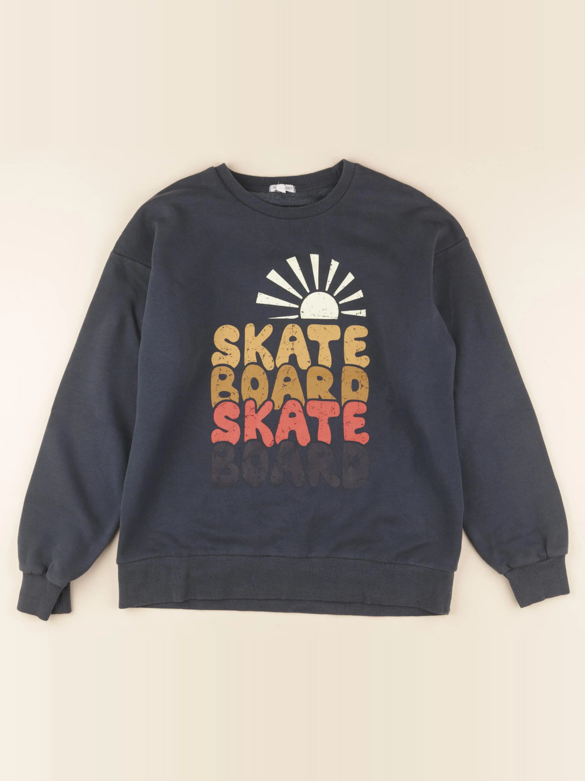 Vertbaudet - sweat noir - 14 ans