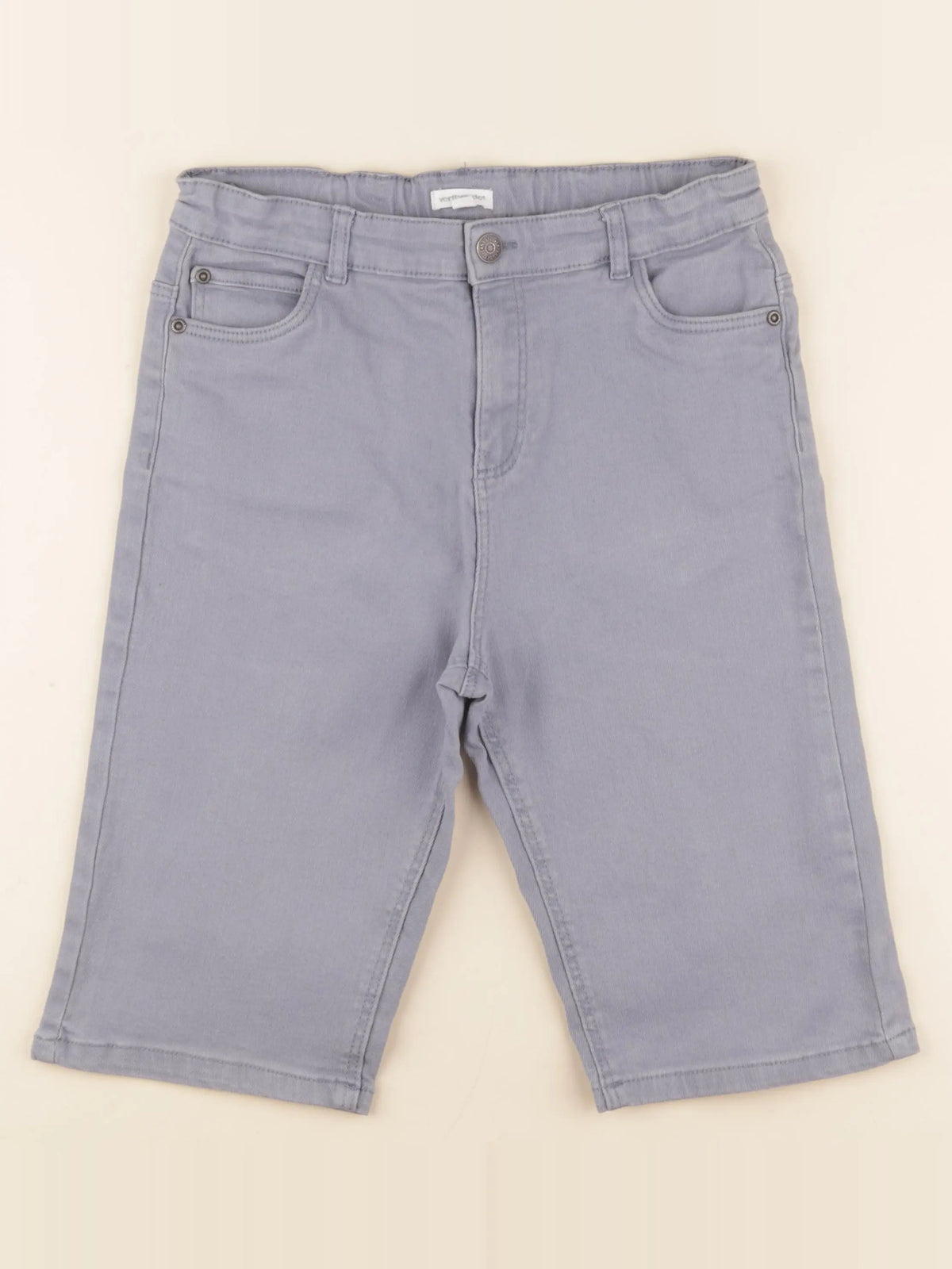 Vertbaudet - short gris - 14 ans