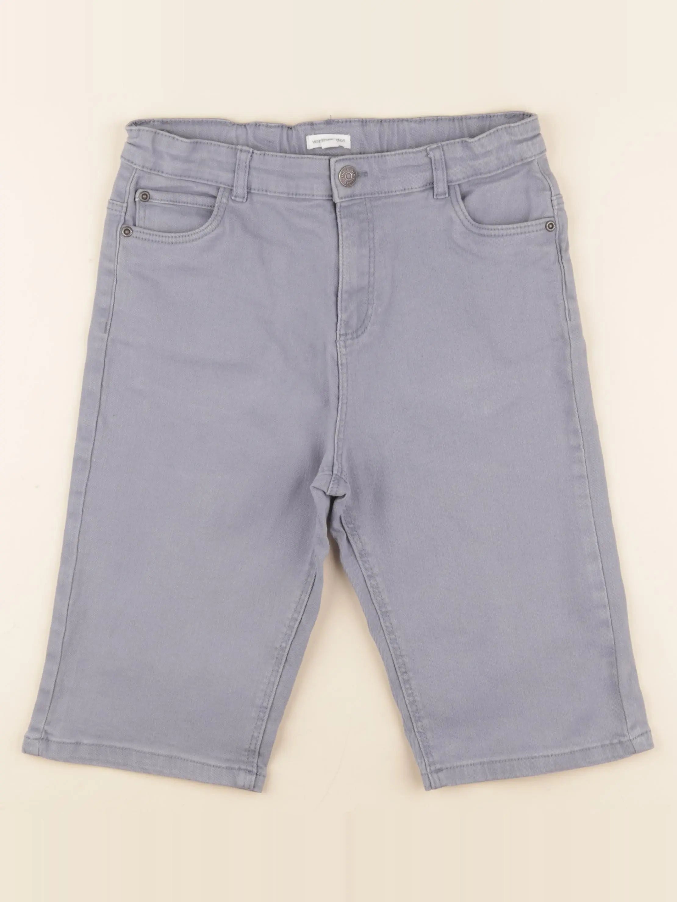 Vertbaudet - short gris - 14 ans