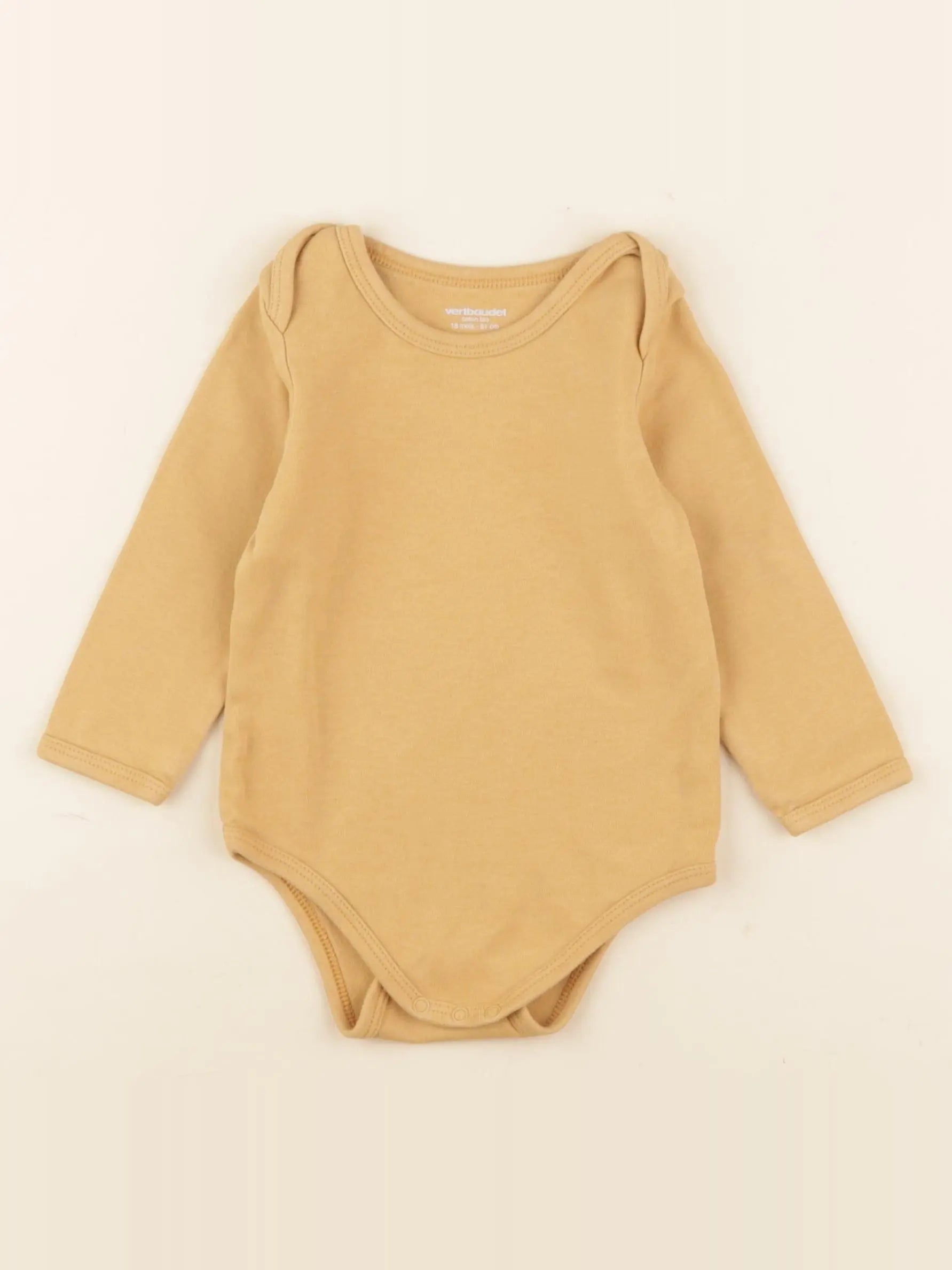Vertbaudet - body jaune - 18 mois