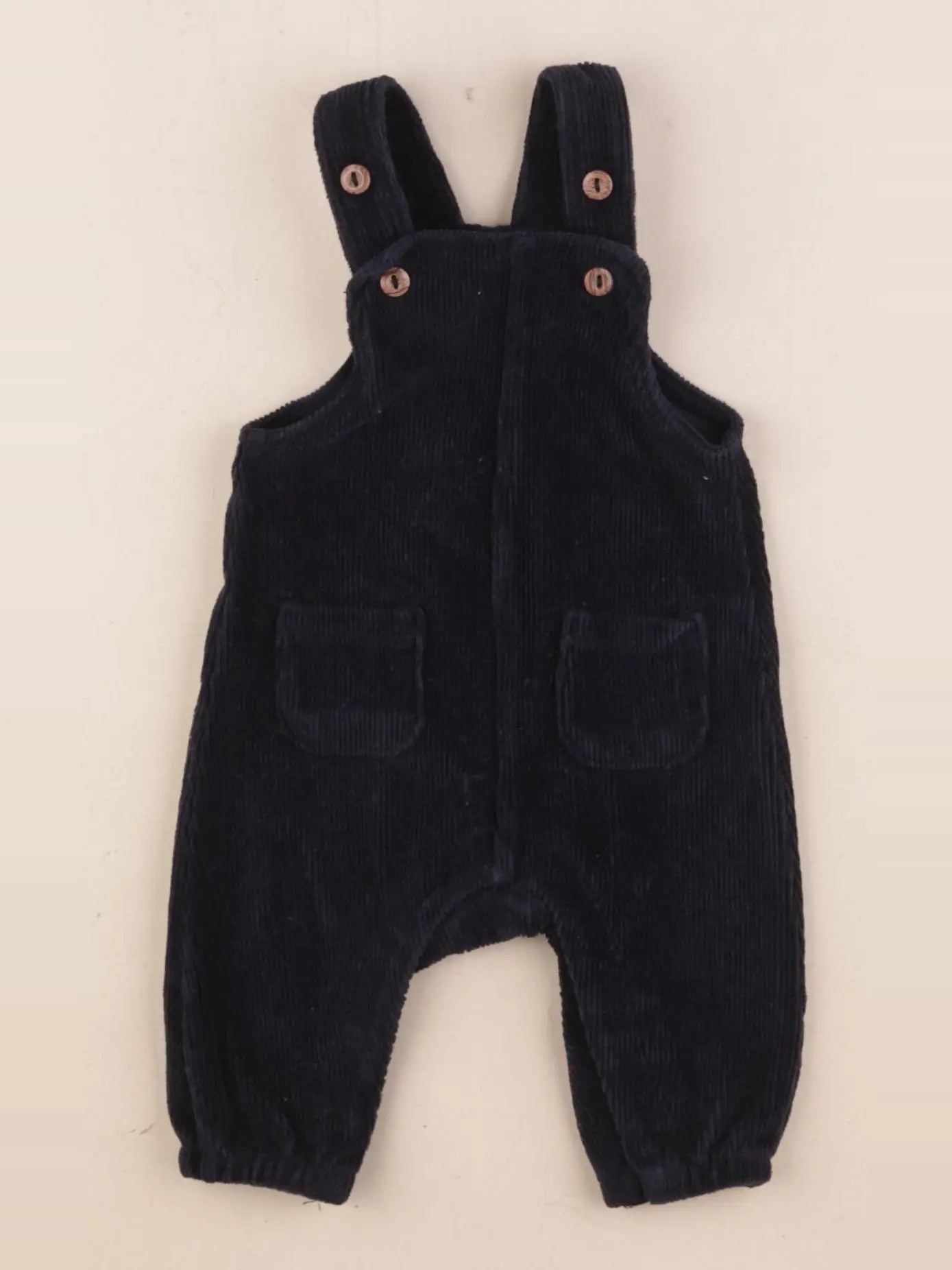 H&M - salopette bleu - 0/1 mois