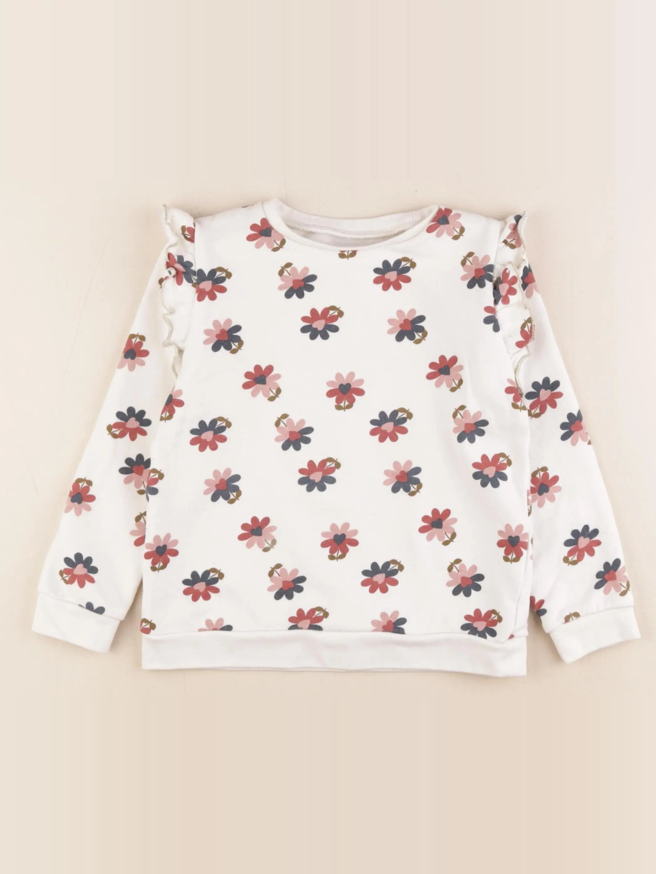 Vertbaudet - sweat multicolore - 5 ans