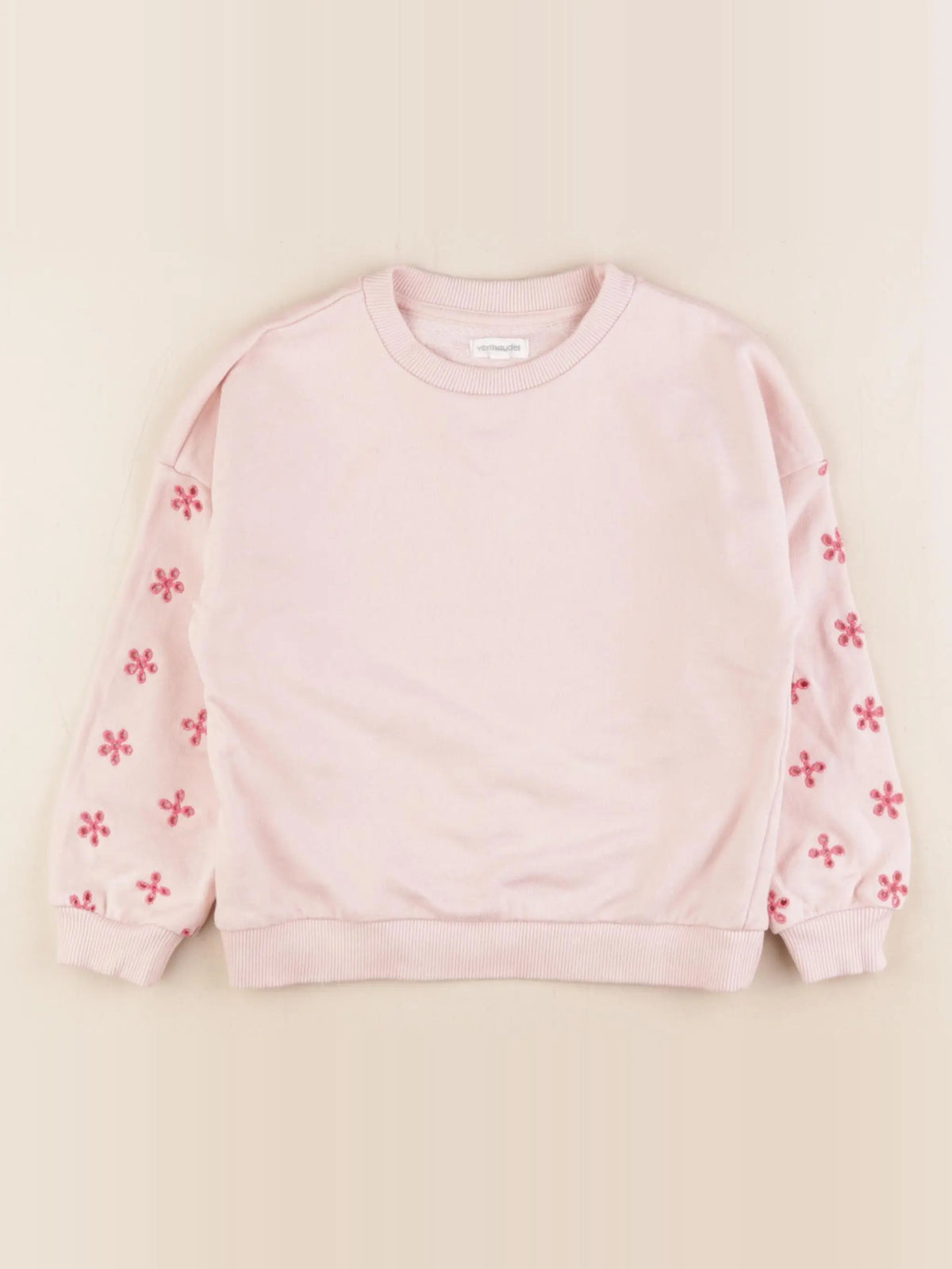 Vertbaudet - sweat rose - 5 ans