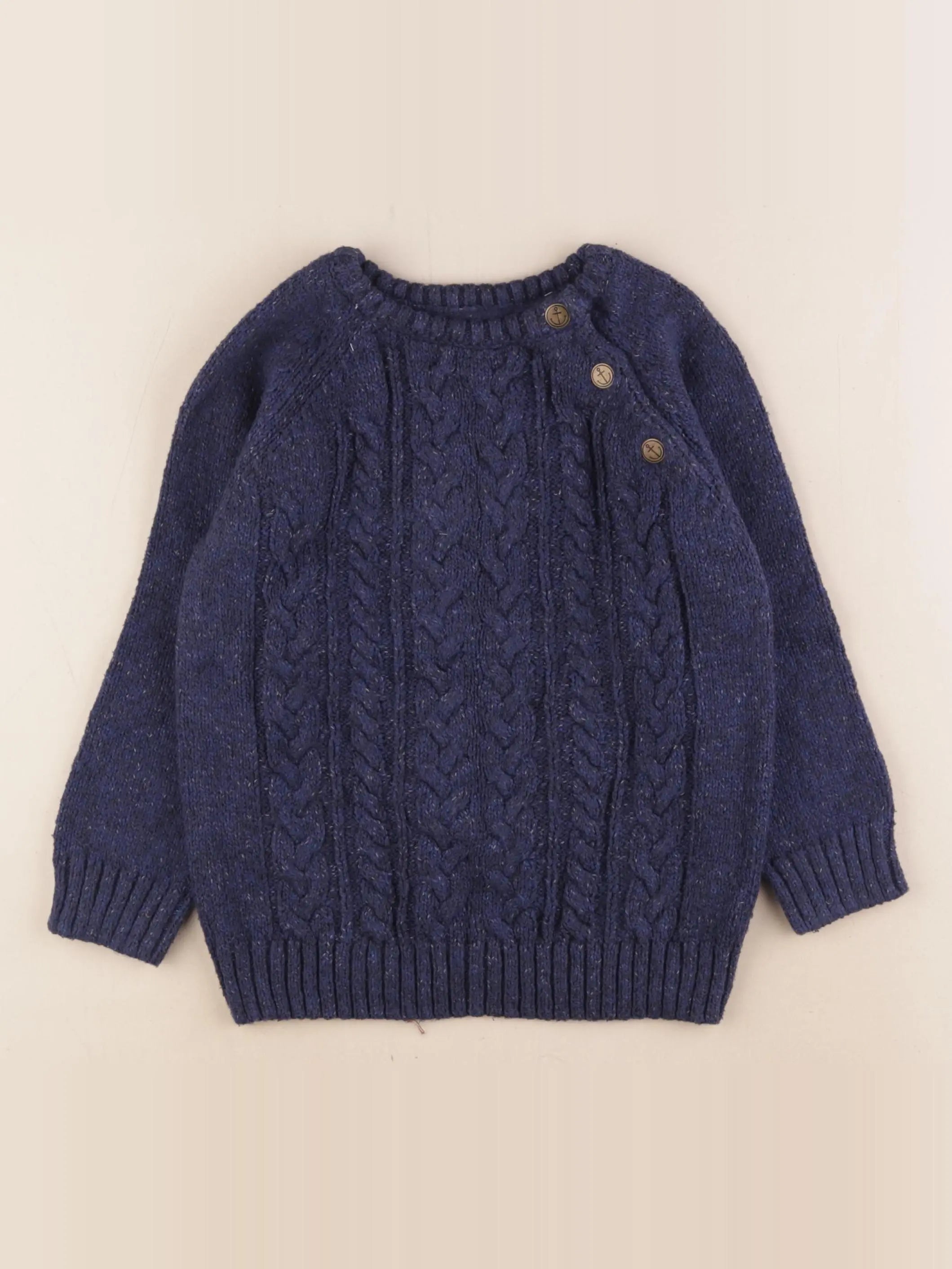 Vertbaudet - pull bleu - 5 ans