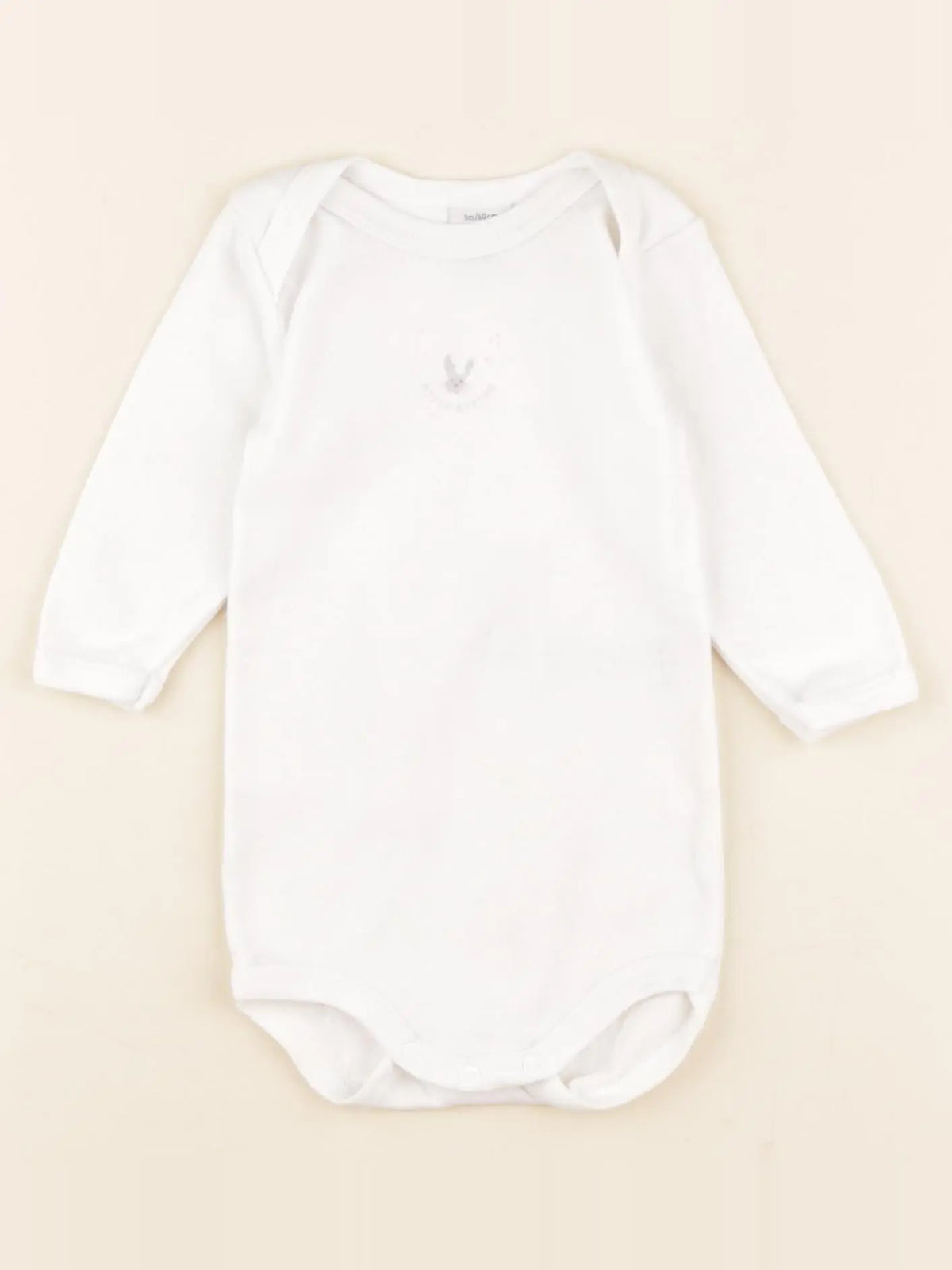 Petit Bateau - body blanc - 3 mois
