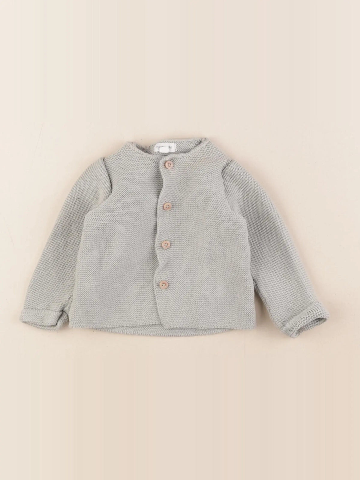 Vertbaudet - gilet vert - 6 mois