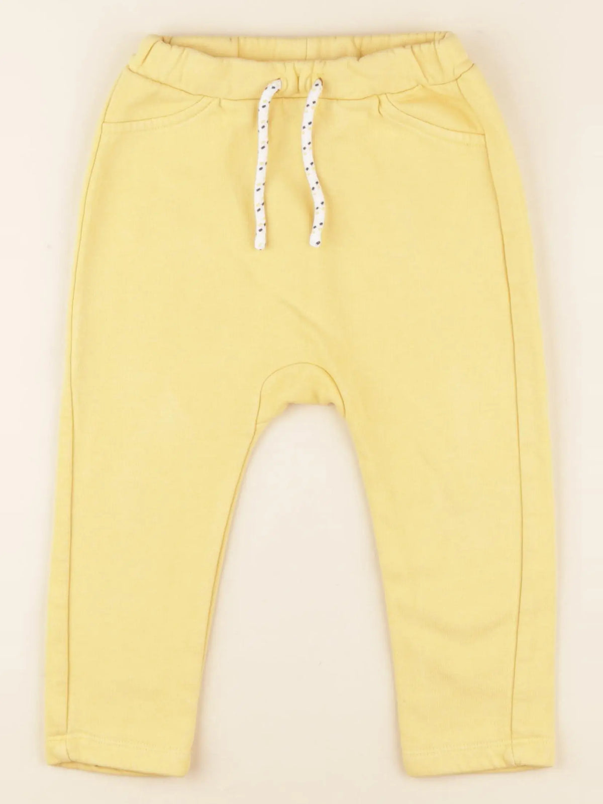 Tape à l'oeil - sarouel doublé jaune - 24 mois