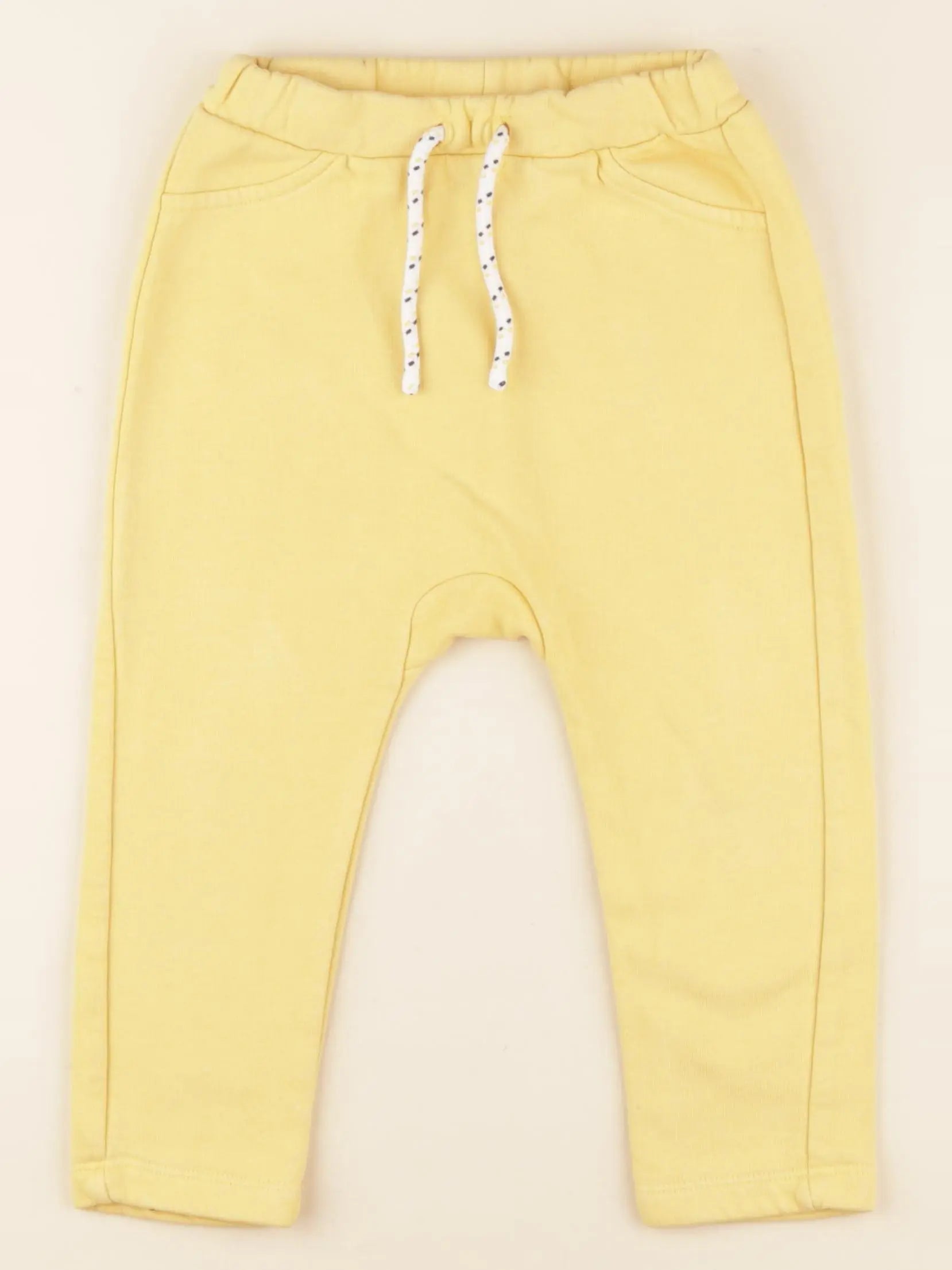 Tape à l'oeil - sarouel doublé jaune - 24 mois