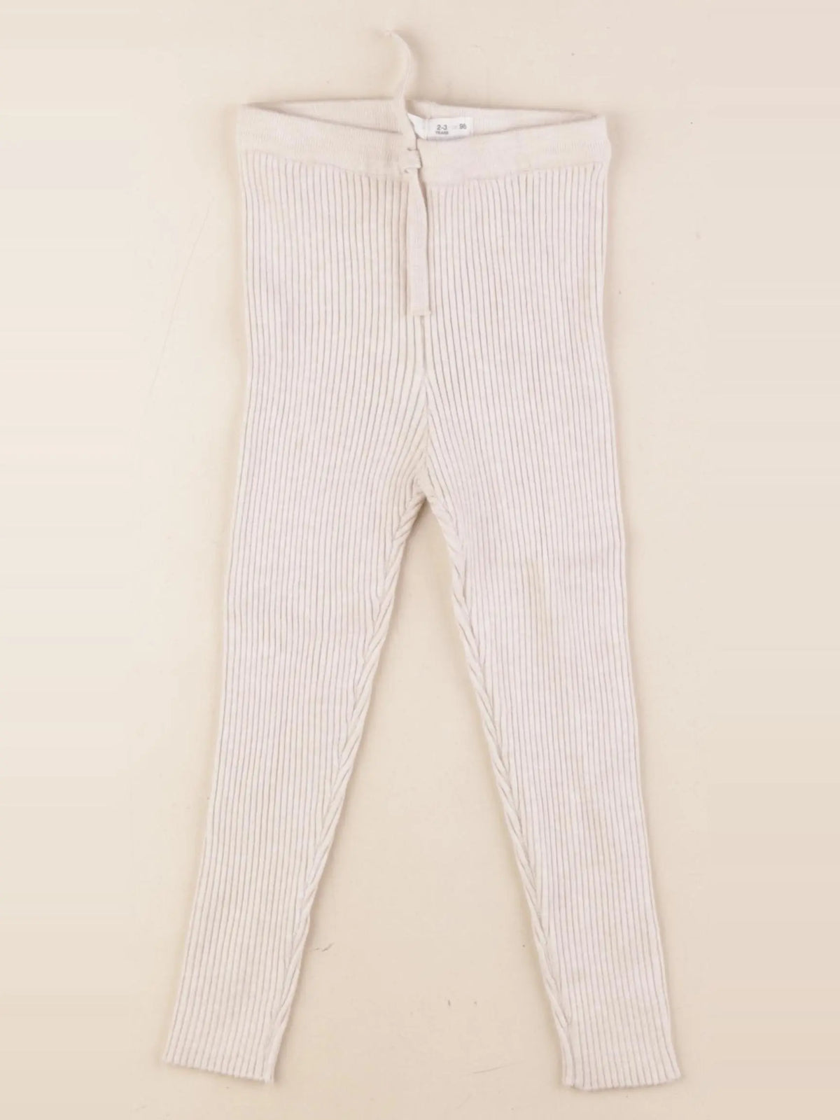 Zara - legging beige - 2/3 ans