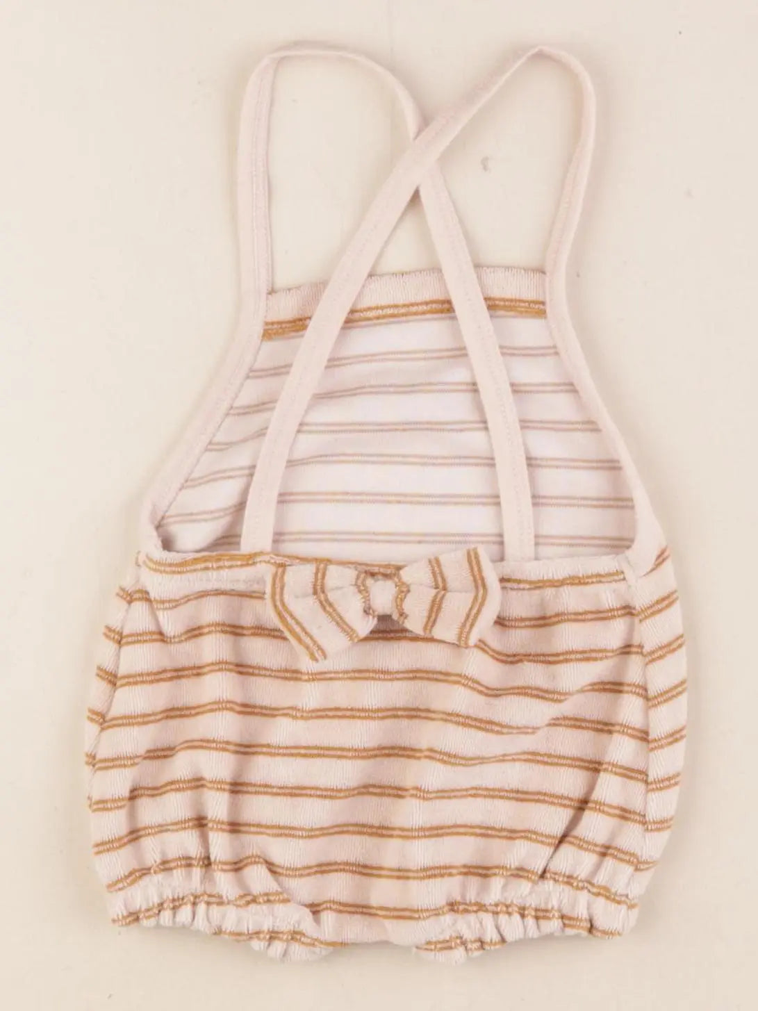 Emile et Ida - combinaison marron, rose - 3 mois