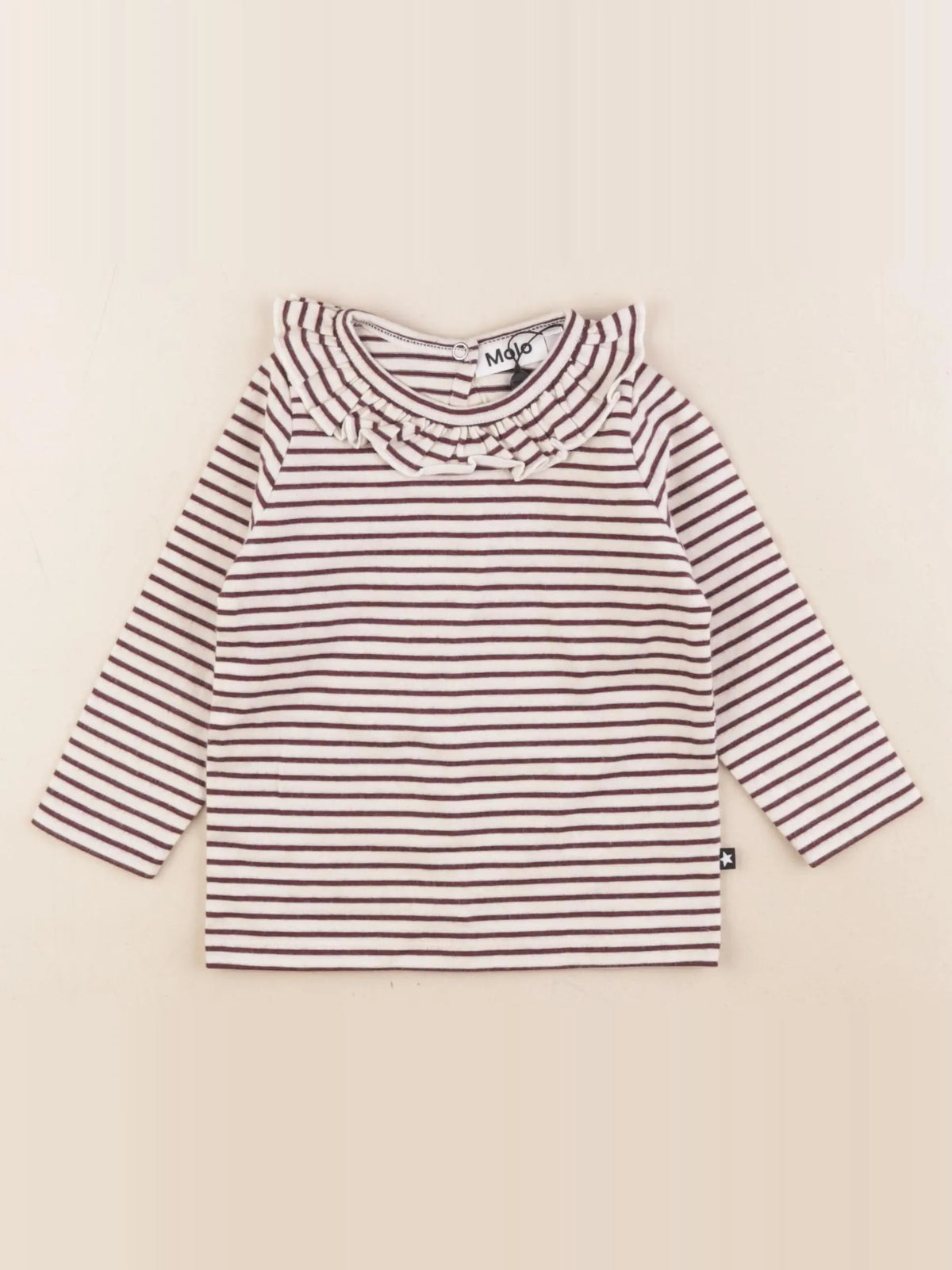 Molo - tee-shirt beige, marron - 18 mois