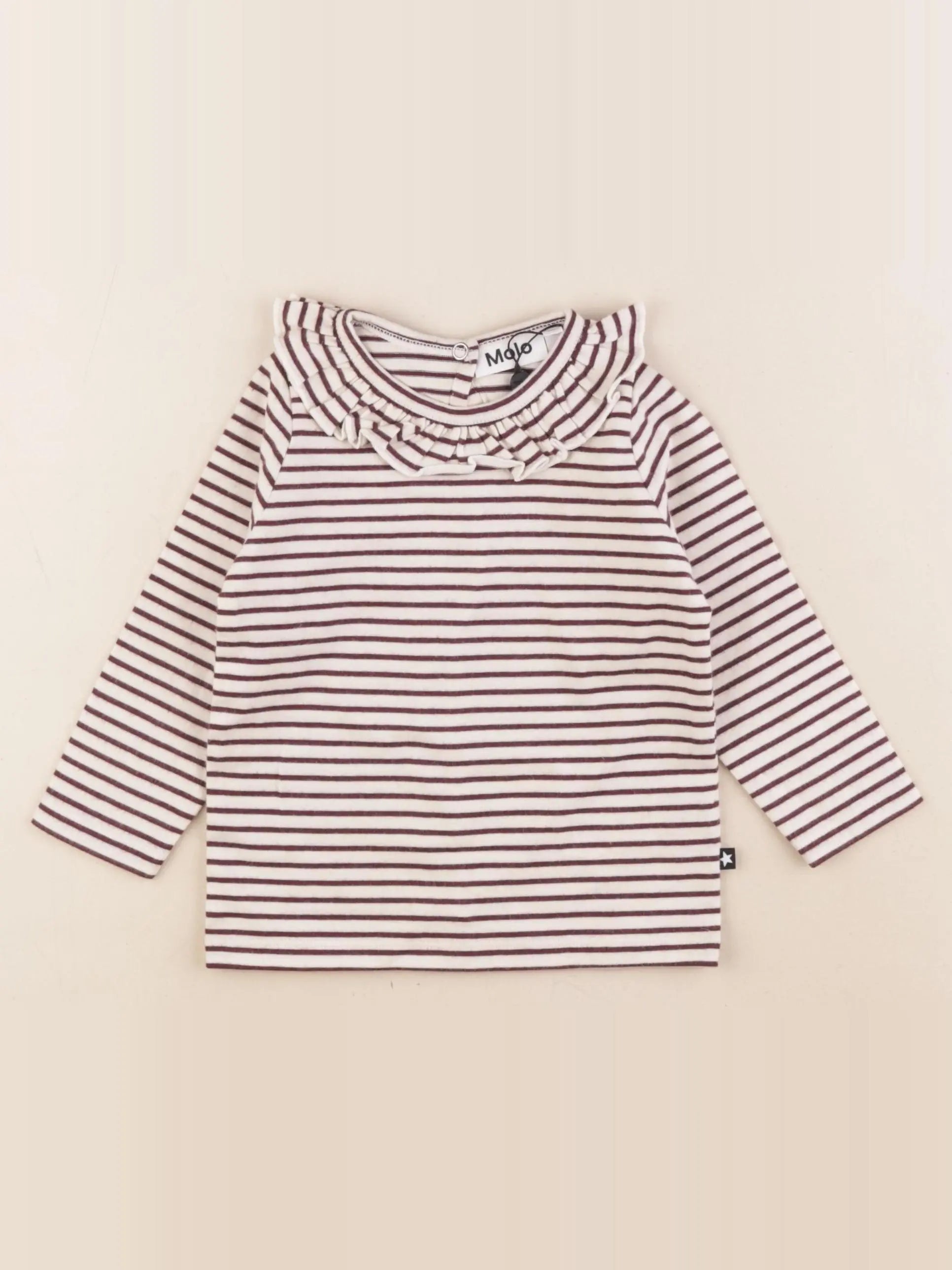 Molo - tee-shirt beige, marron - 18 mois