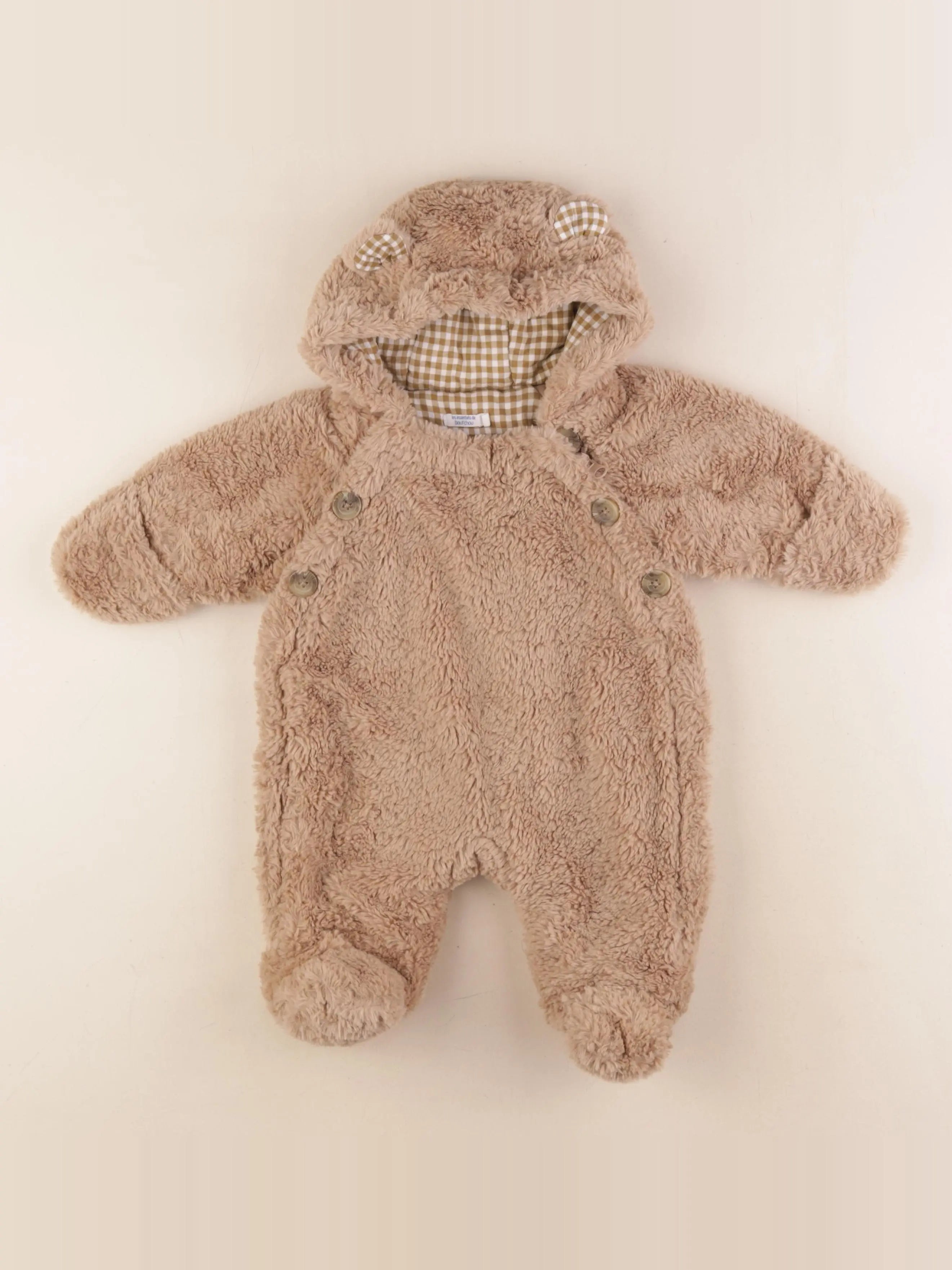 Boutchou - combi-pilote marron - 1 mois