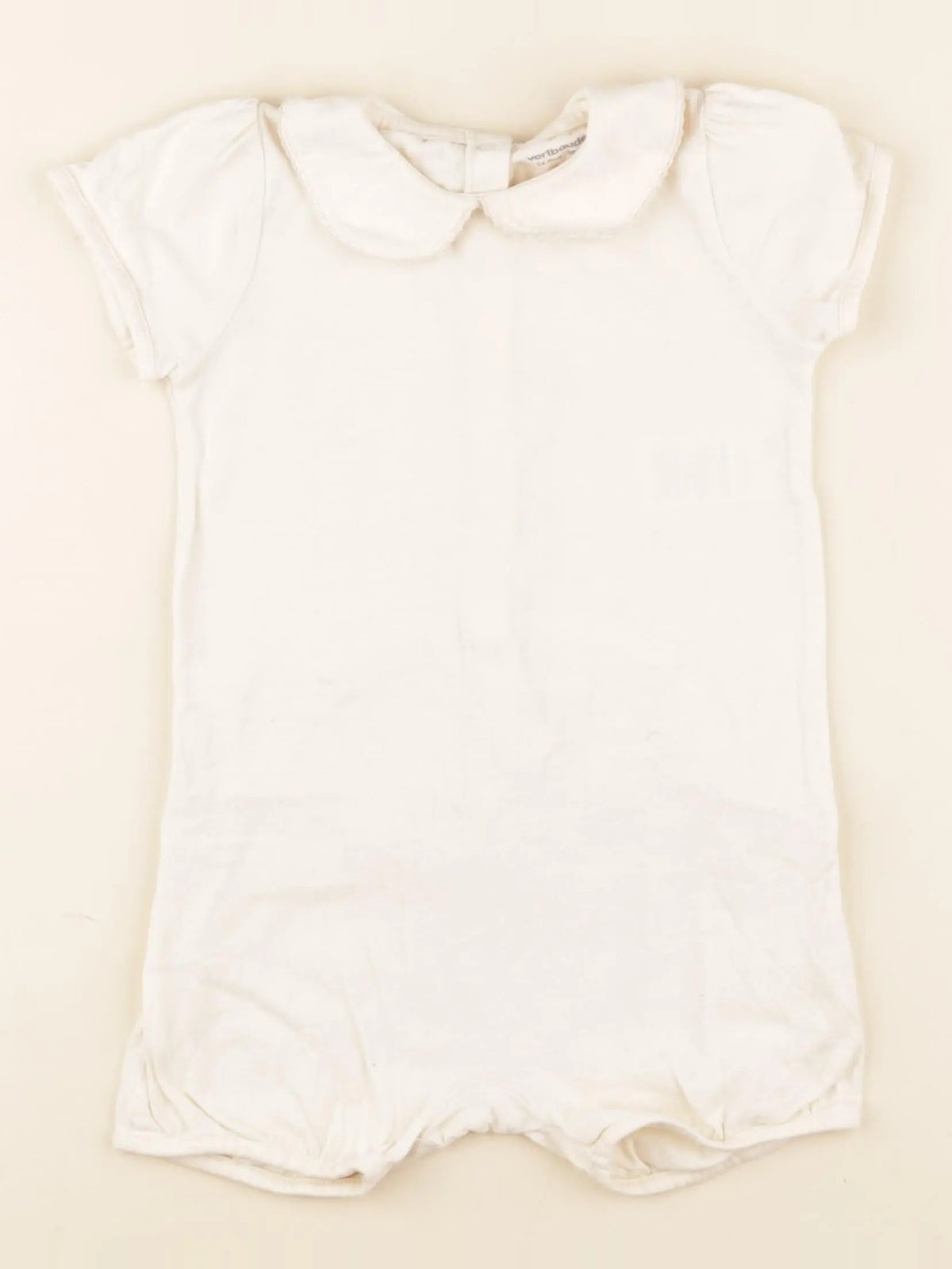 Vertbaudet - pyjama coton beige - 2 ans