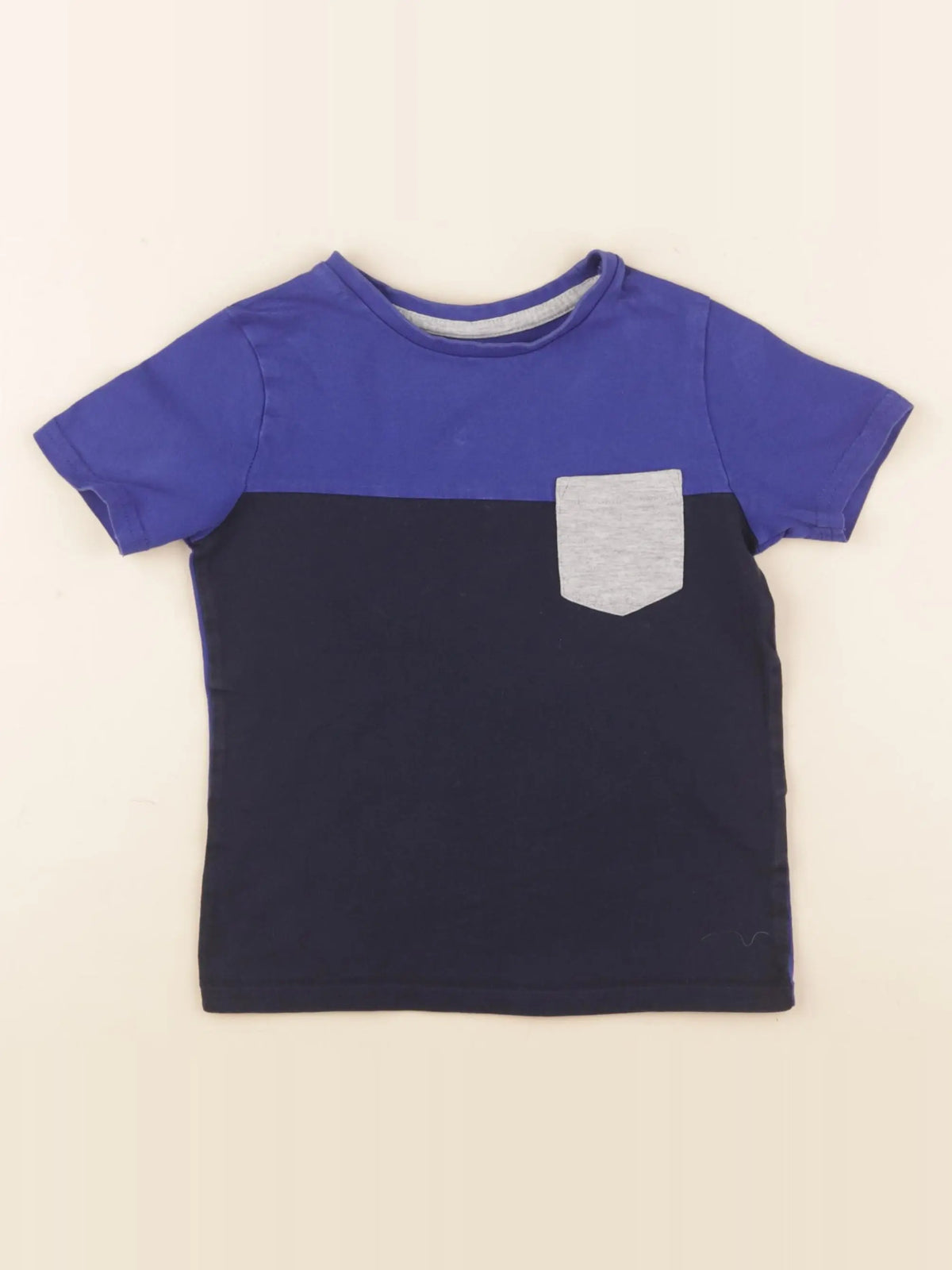 Vertbaudet - tee-shirt bleu - 4 ans