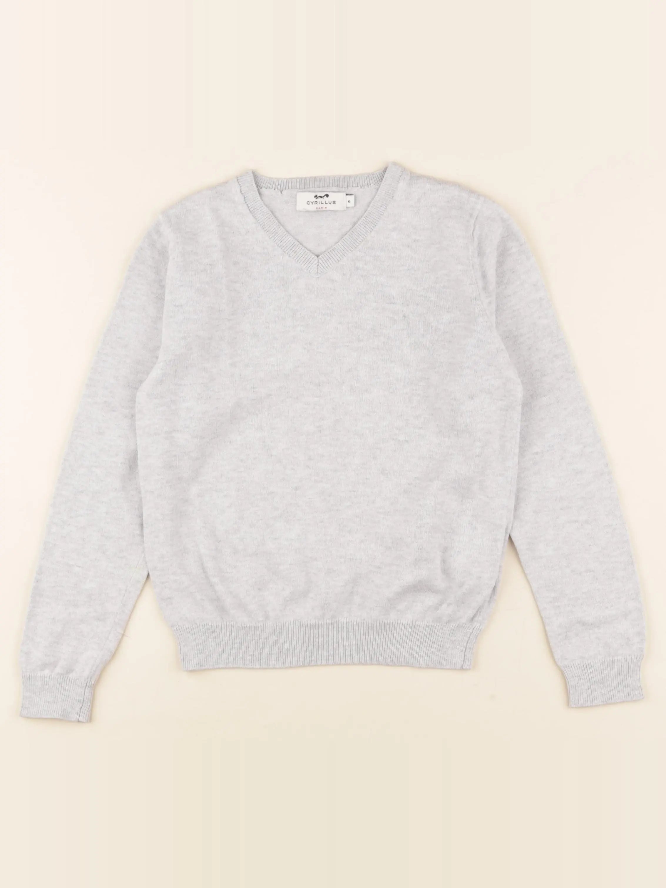 Cyrillus - pull gris - 10 ans