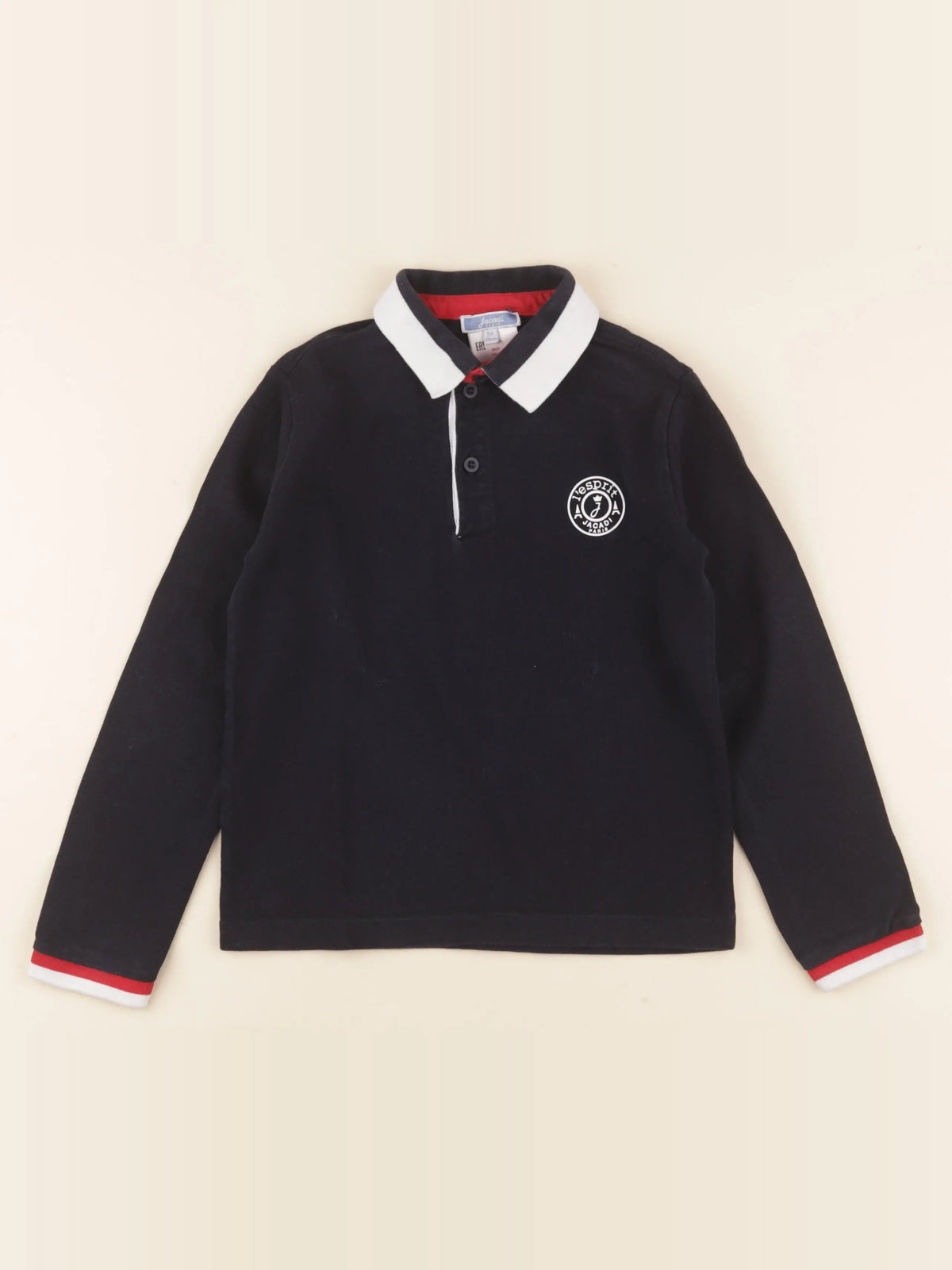 Jacadi - polo bleu - 6 ans