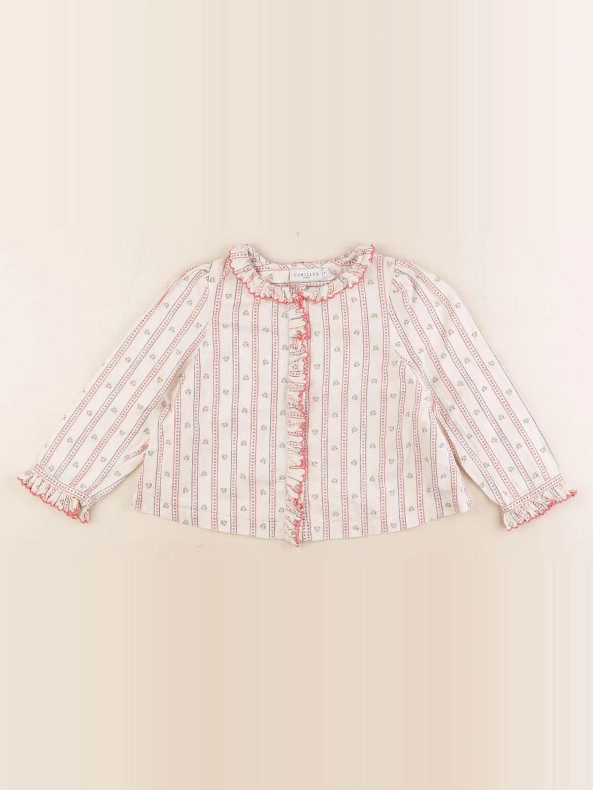 Cyrillus - blouse multicolore - 4 ans