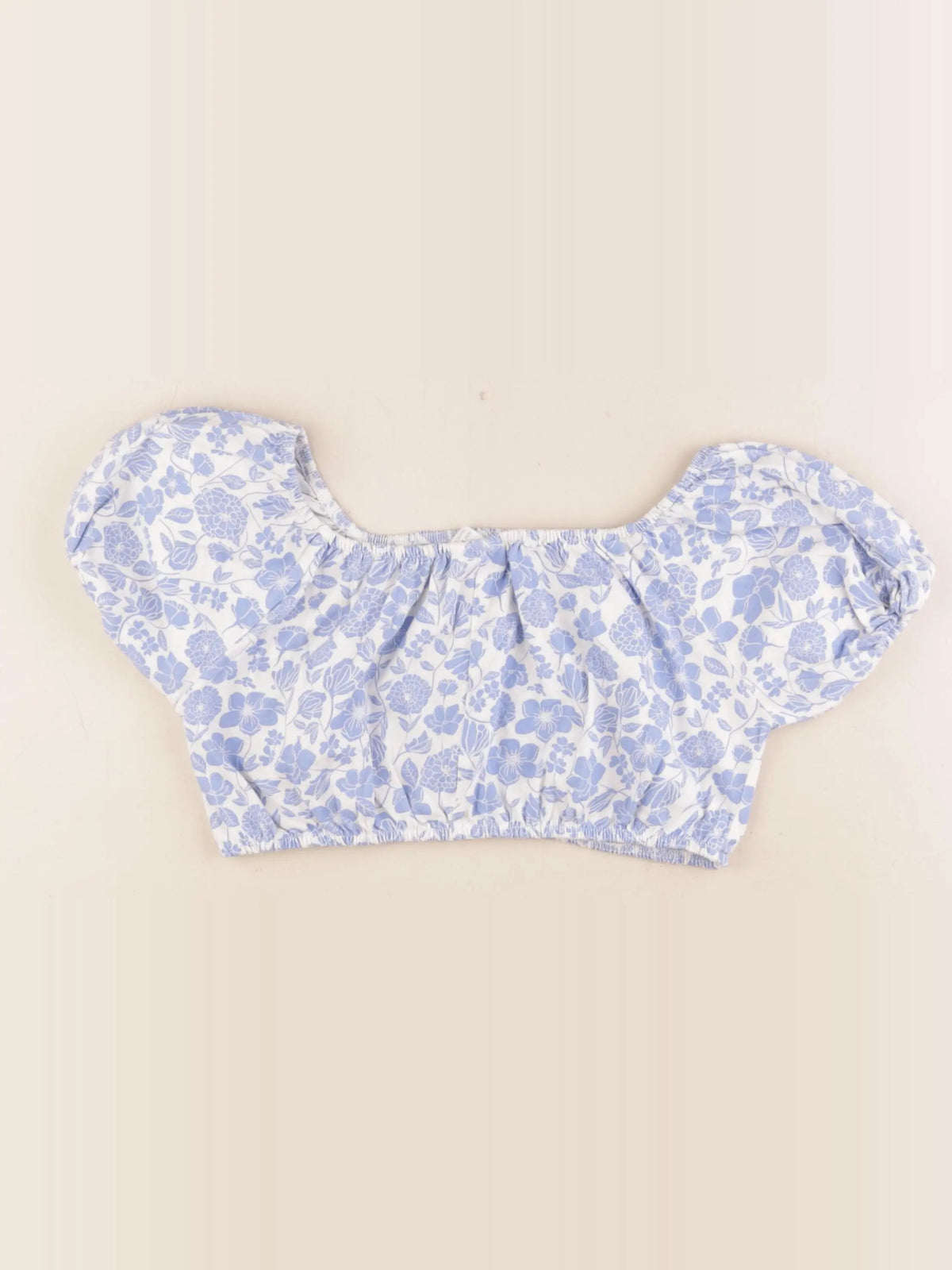 Zara - crop-top blanc - 10 ans
