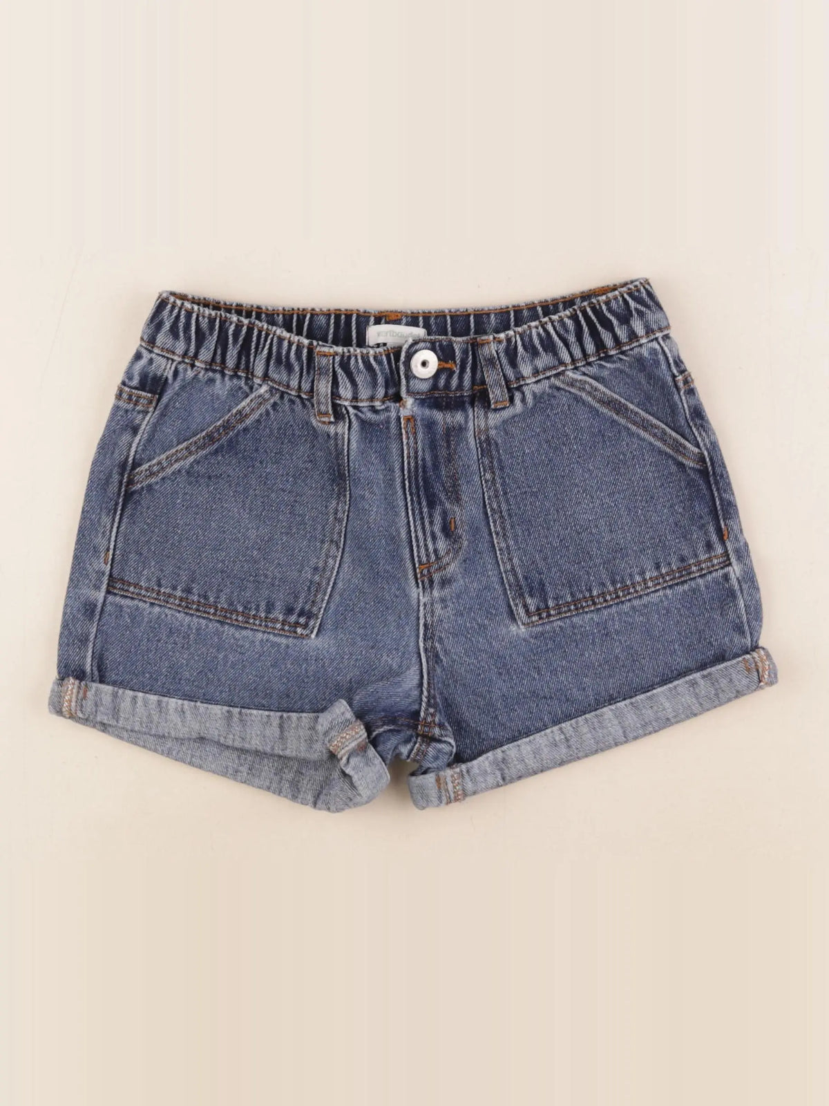 Vertbaudet - short bleu - 10 ans