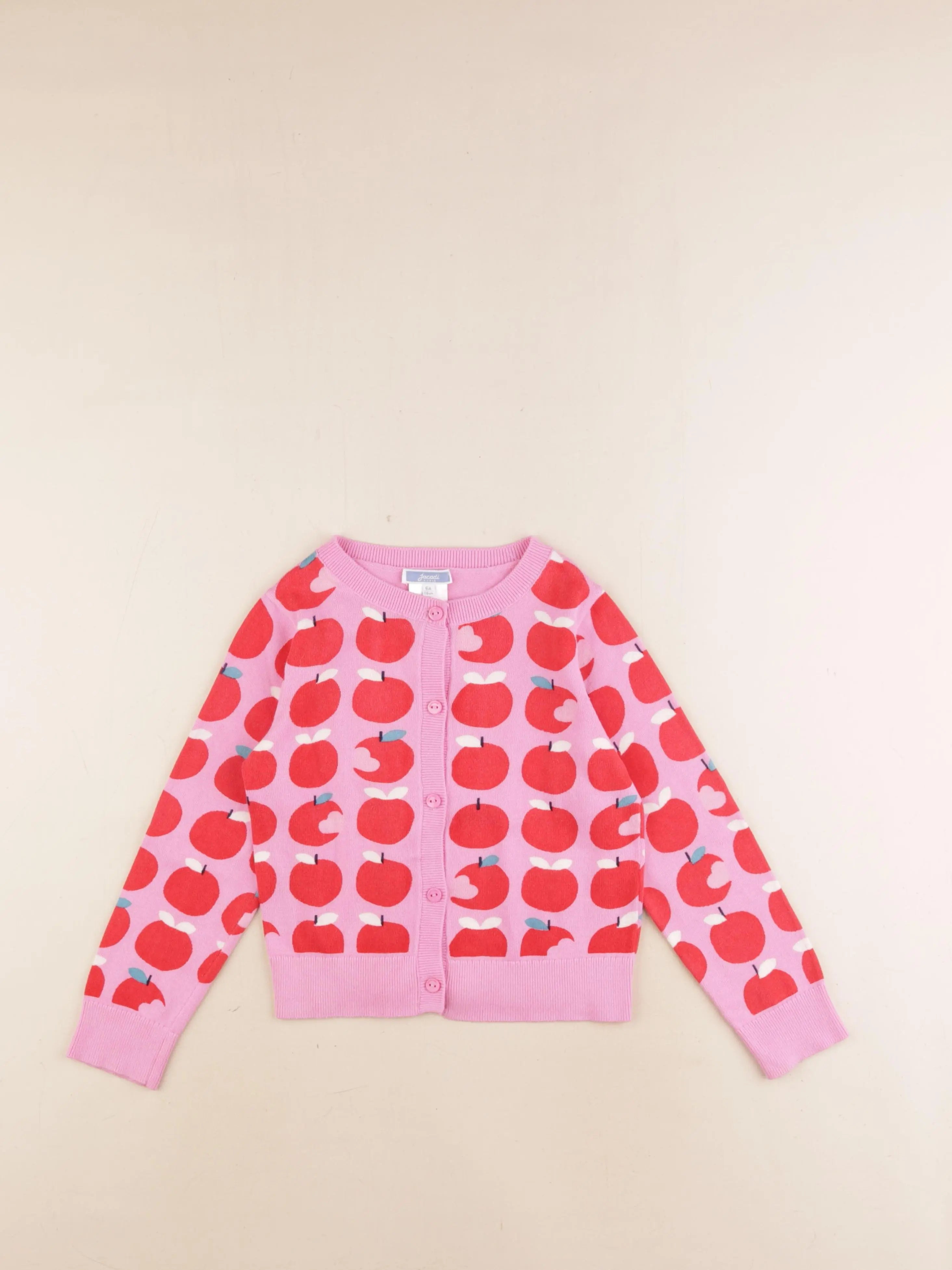Jacadi - gilet rose - 6 ans