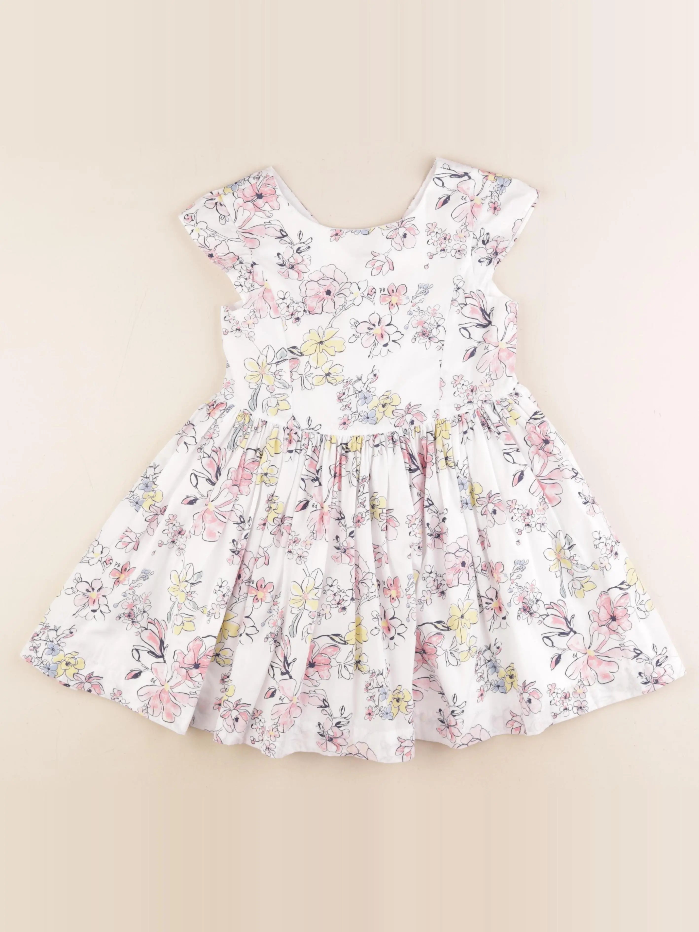 Petit Bateau - robe multicolore - 6 ans