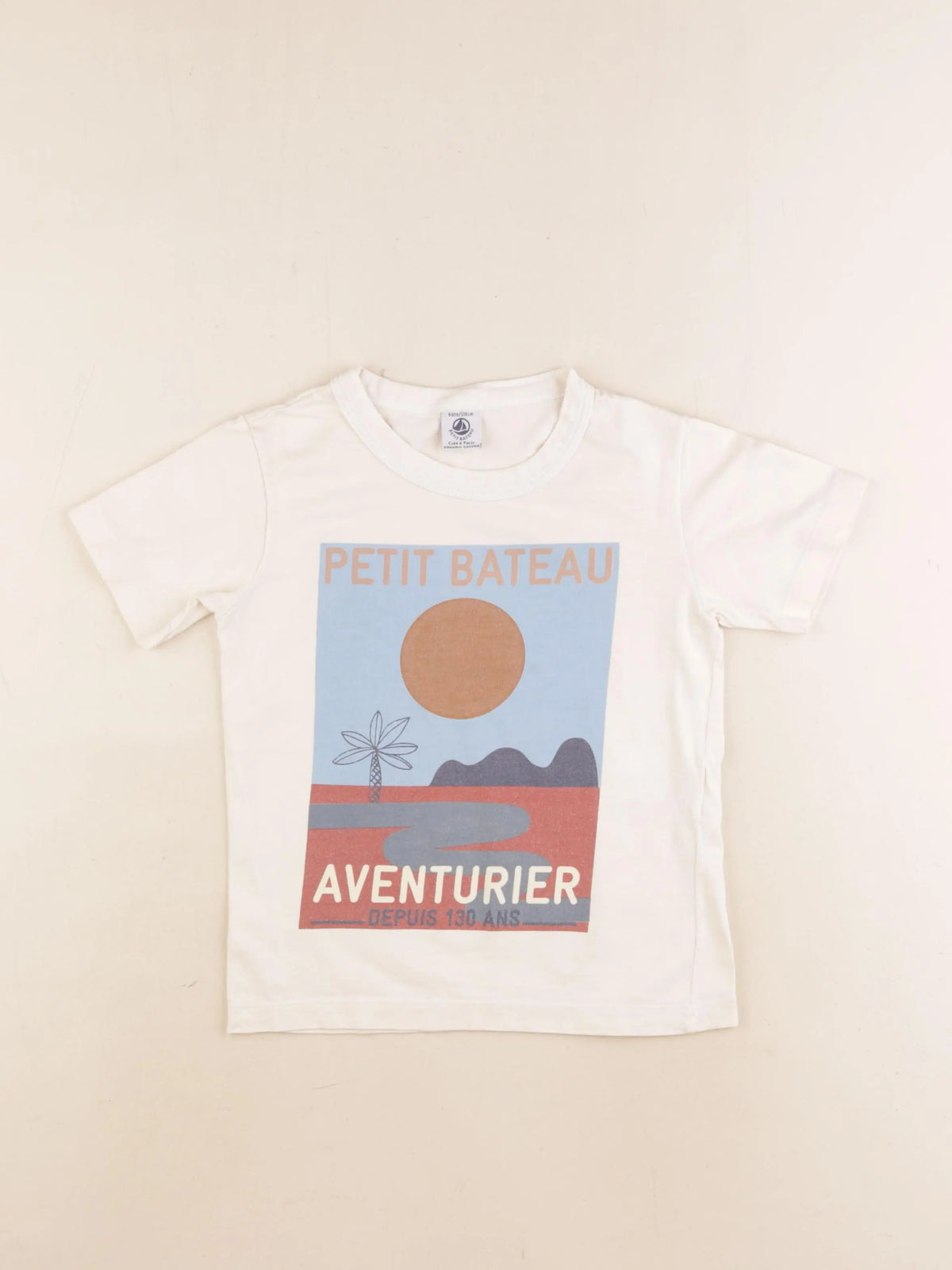 Petit Bateau - tee-shirt multicolore - 6 ans