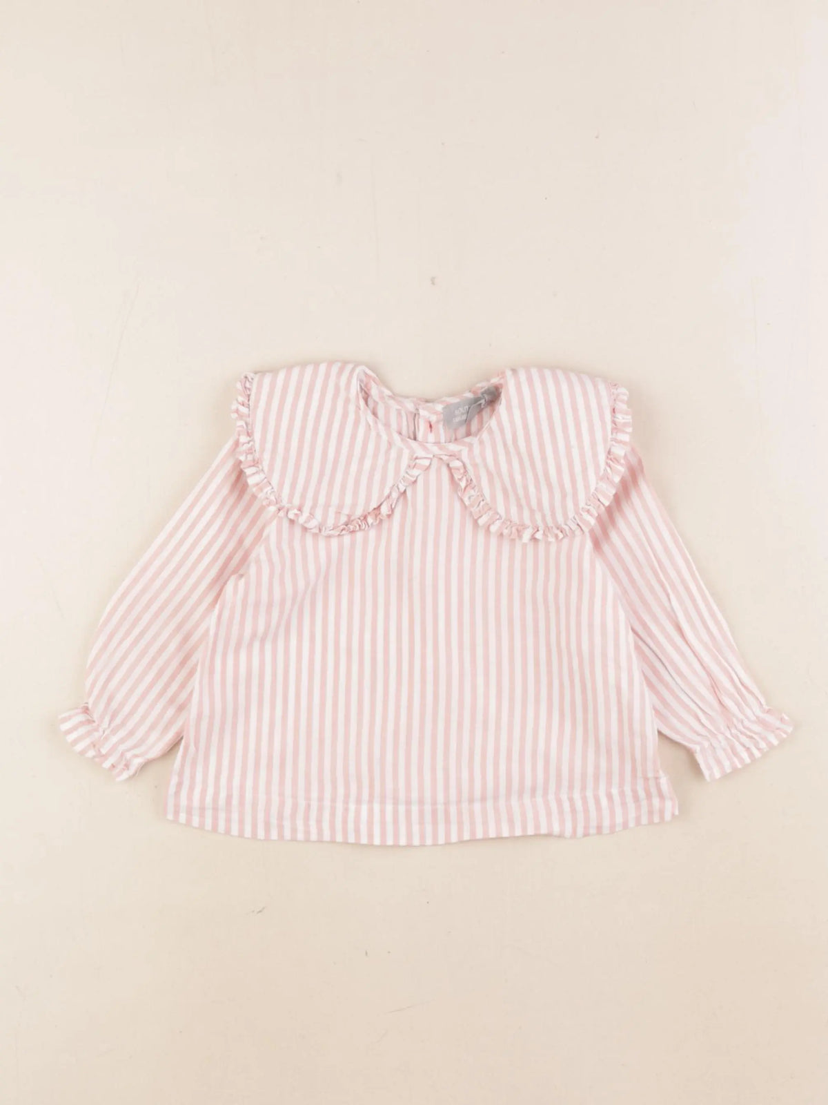Boutchou - blouse rose - 9 mois