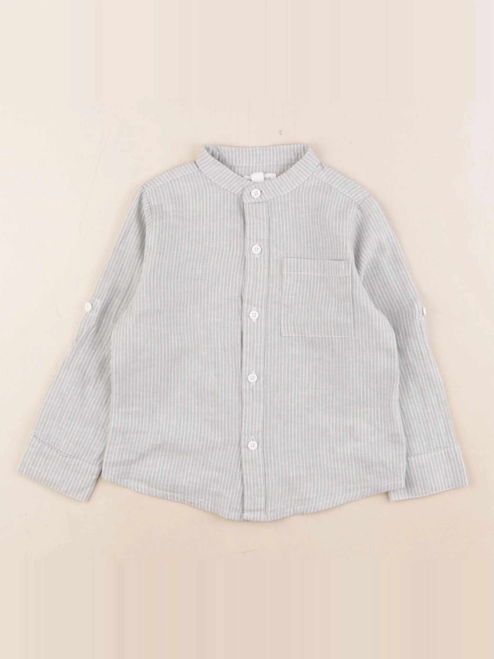 Vertbaudet - chemise vert - 4 ans