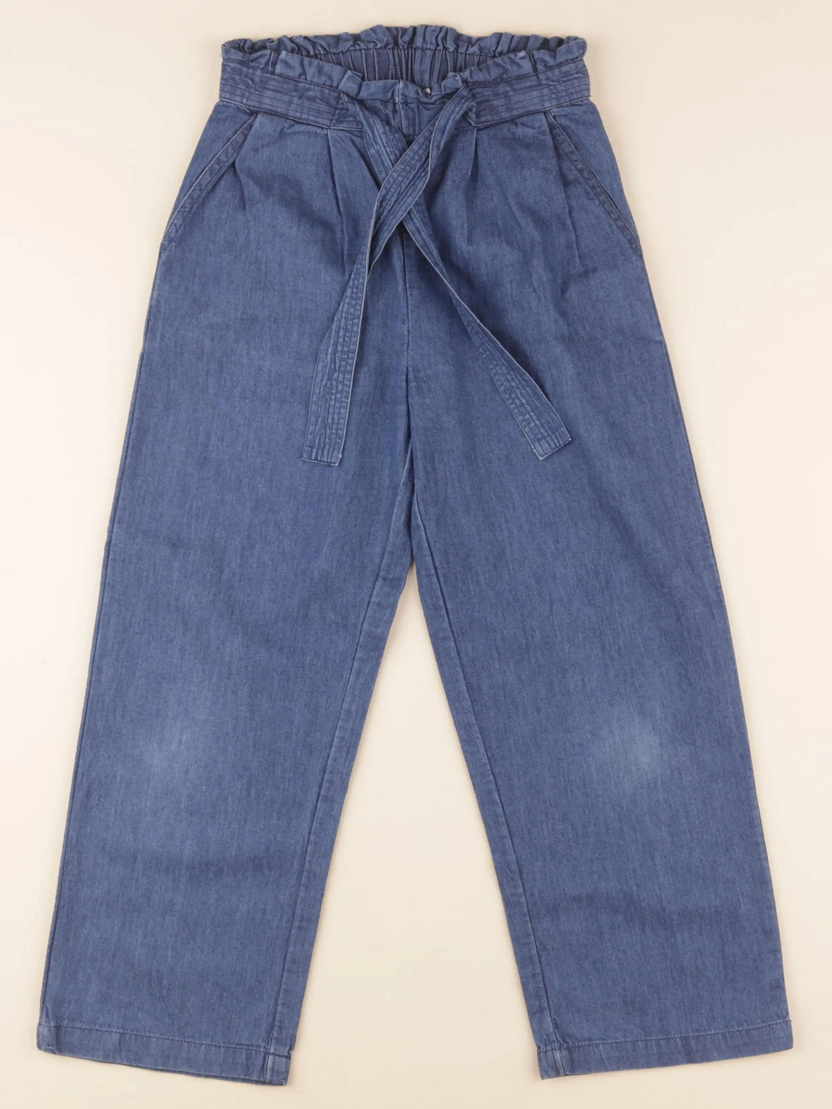 Cyrillus - pantalon bleu - 8 ans