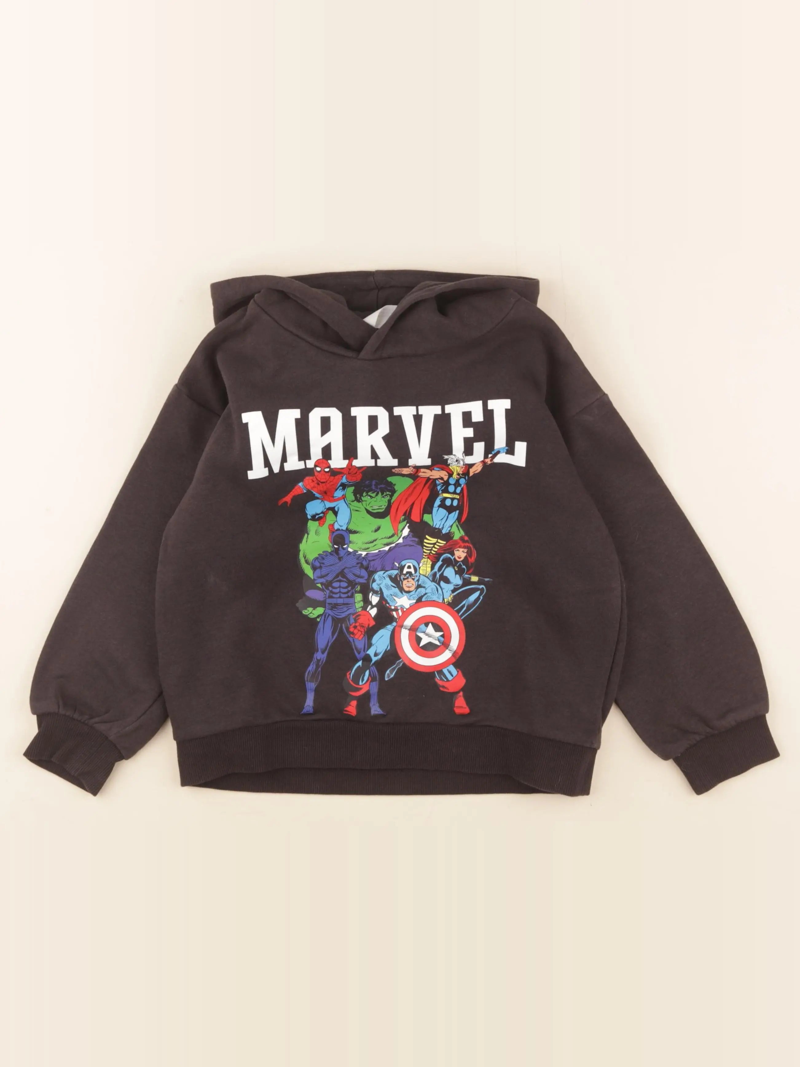 H&M - sweat noir - 4/6 ans