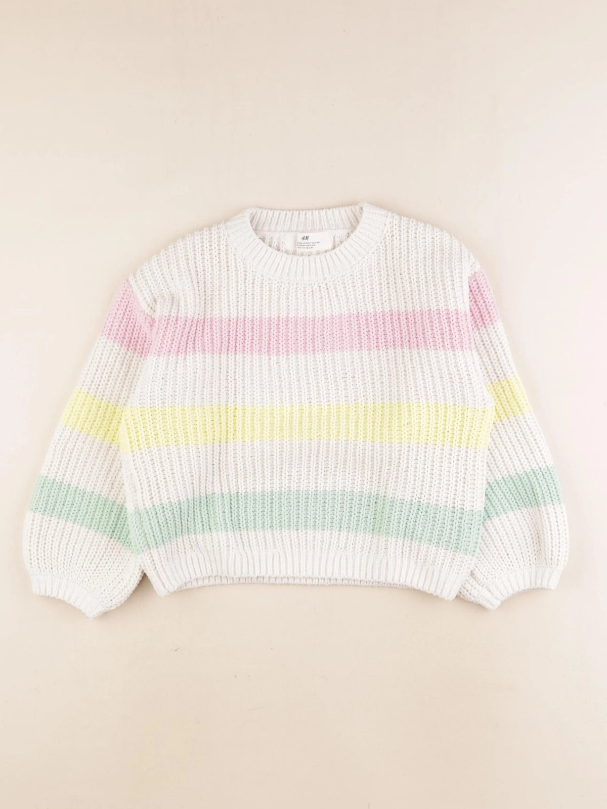H&M - pull multicolore - 6/8 ans