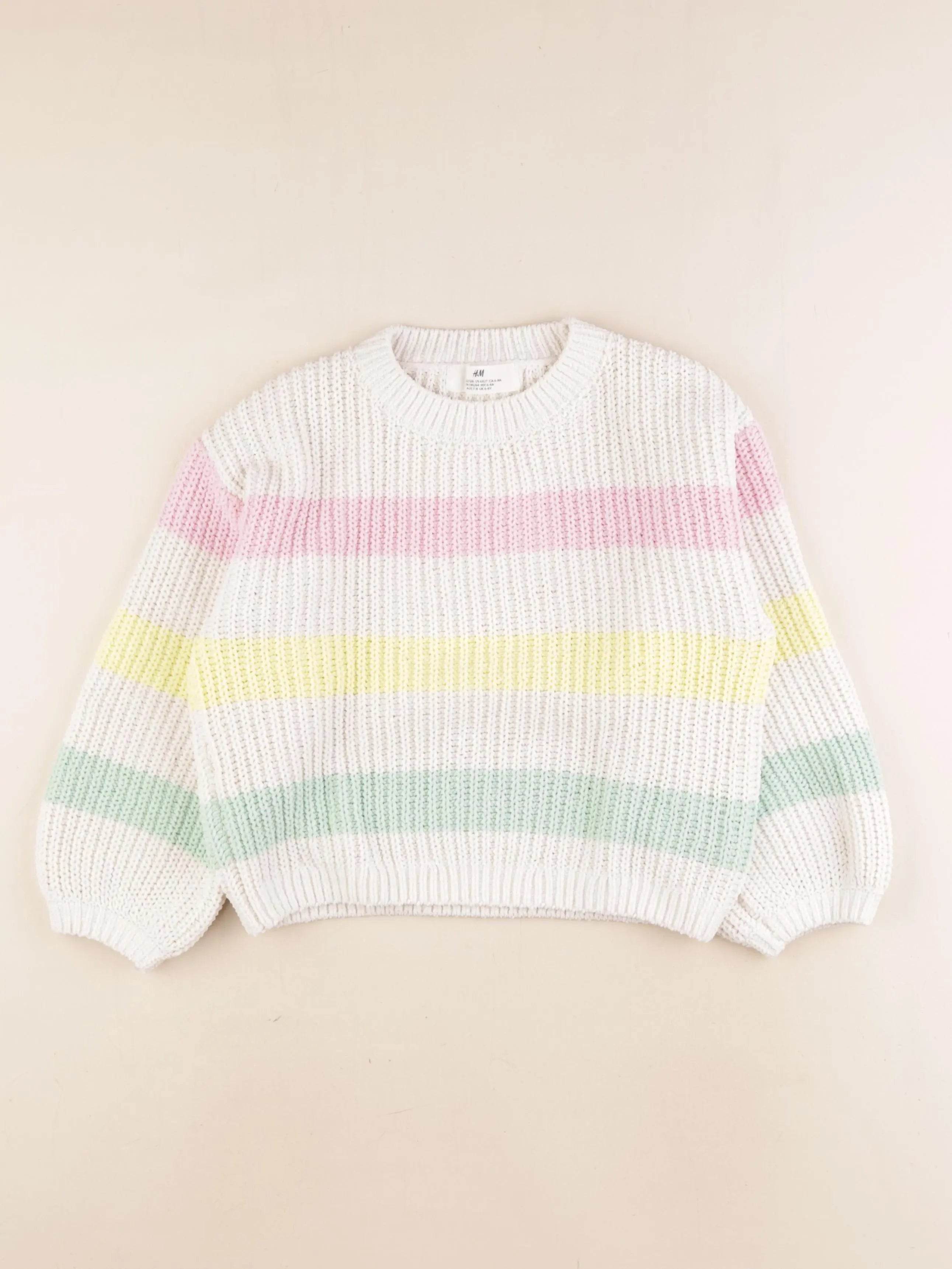 H&M - pull multicolore - 6/8 ans
