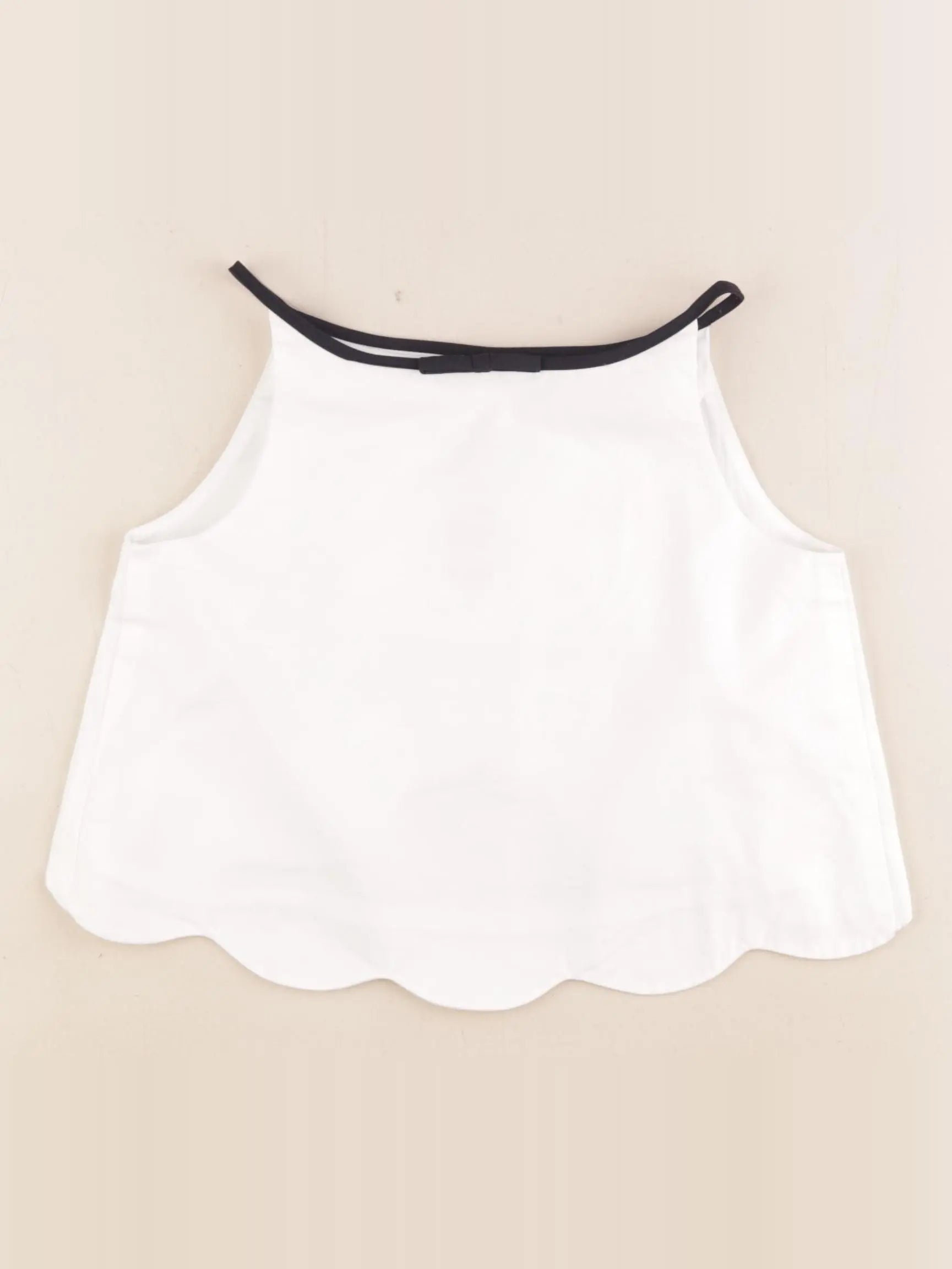 Jacadi - blouse blanc, noir - 8 ans