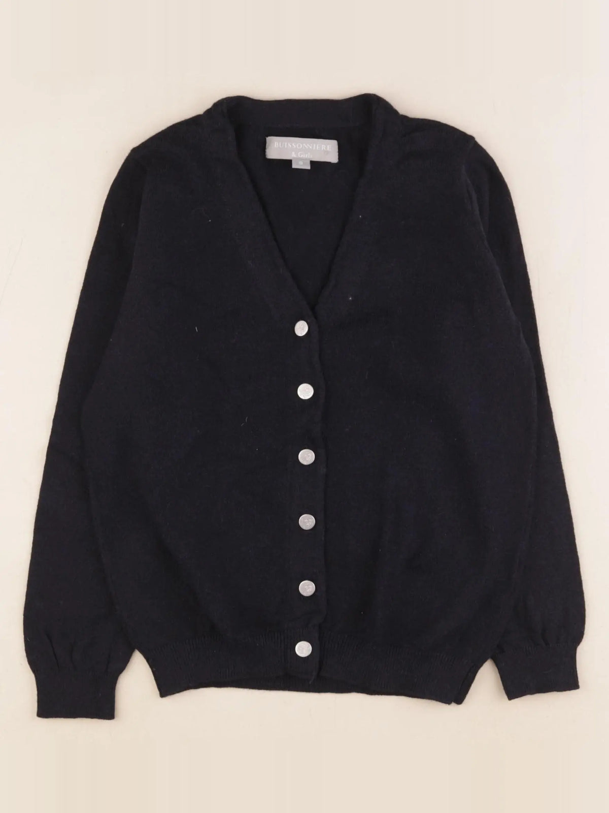 Buissonnière - gilet bleu - 8 ans